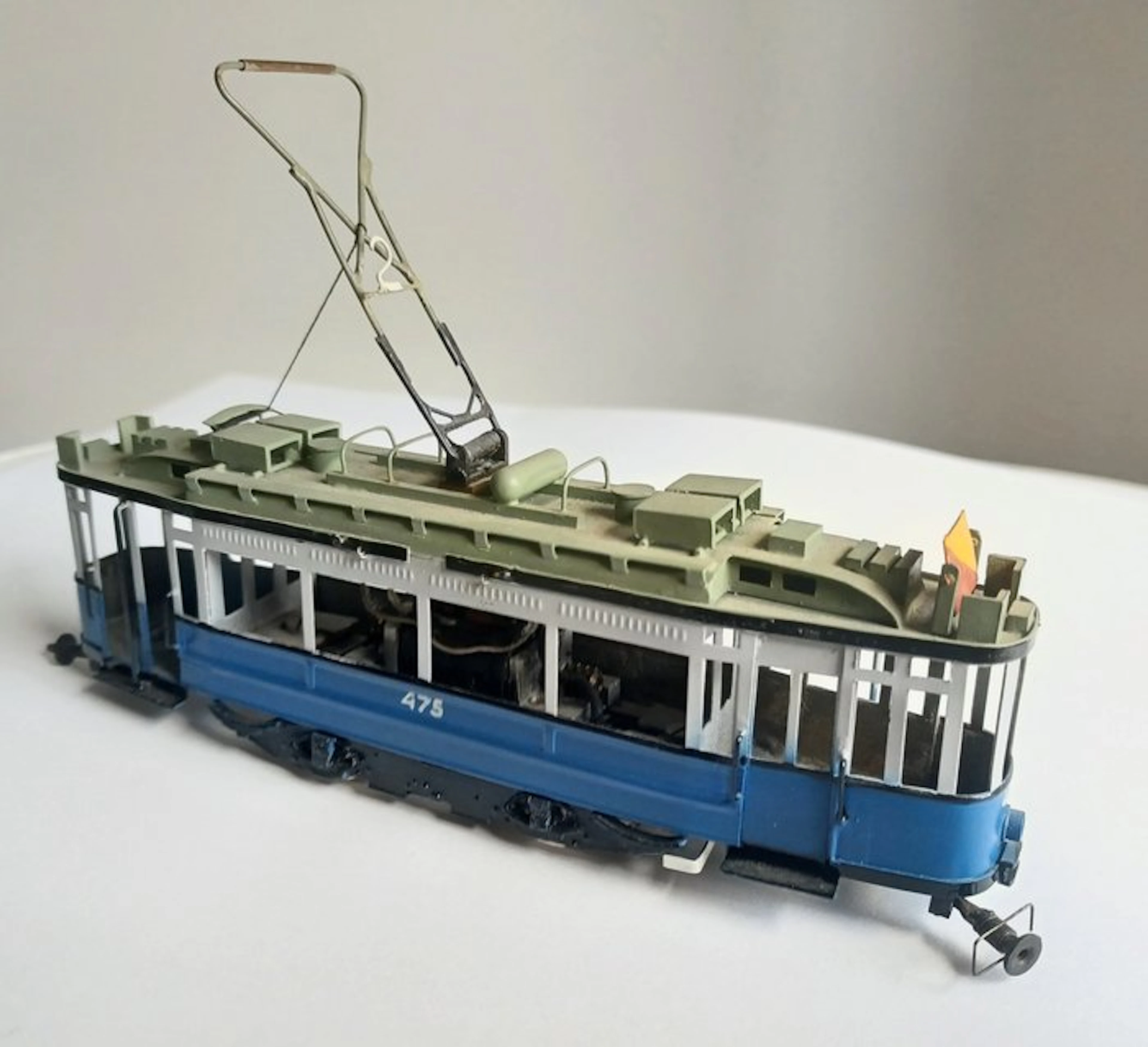 onbekend H0 - Model train railcar (1) - Model tram with visible motor