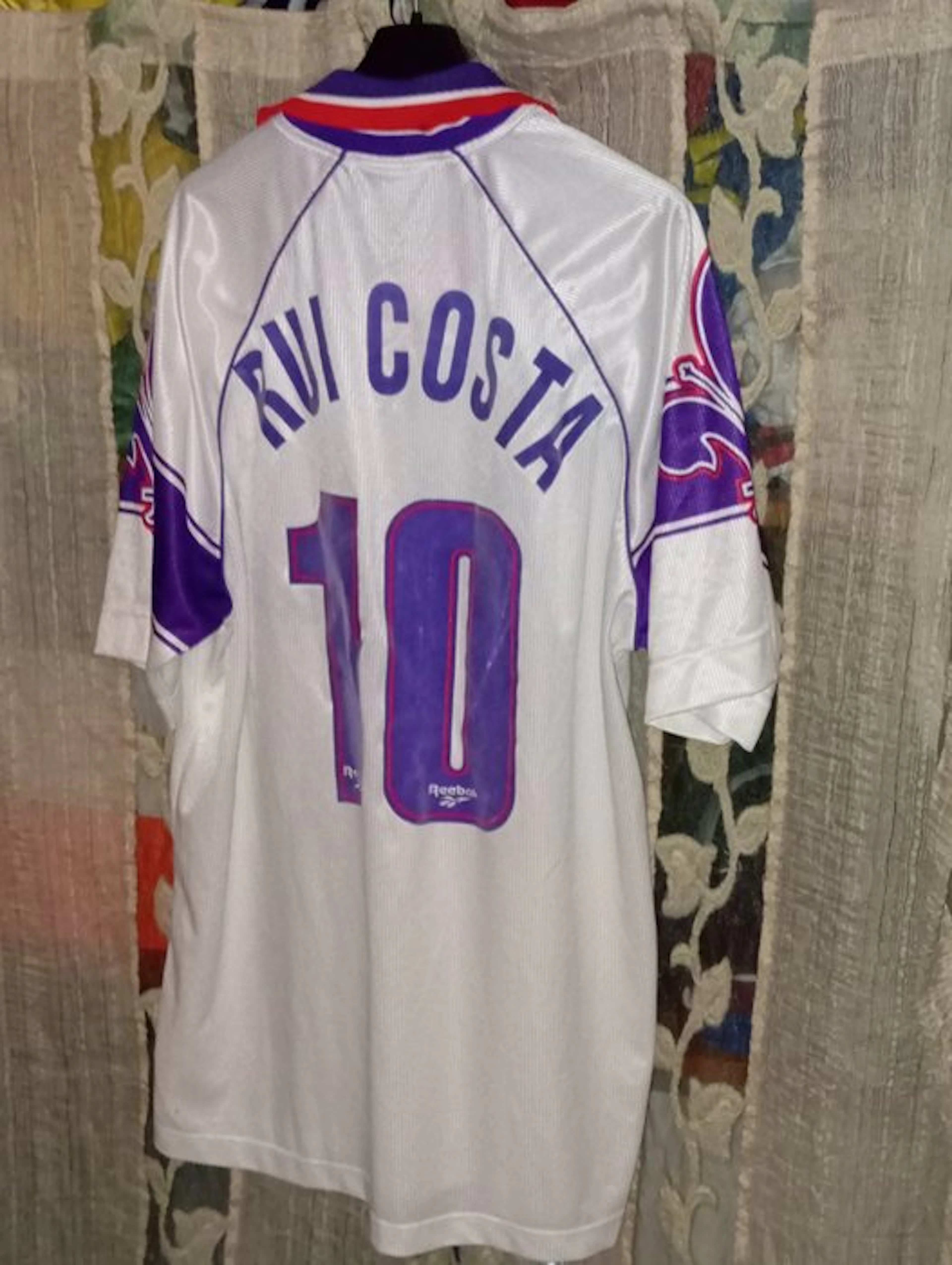 Fiorentina - Italian Football League - rui costa - 1995 - Football shirt