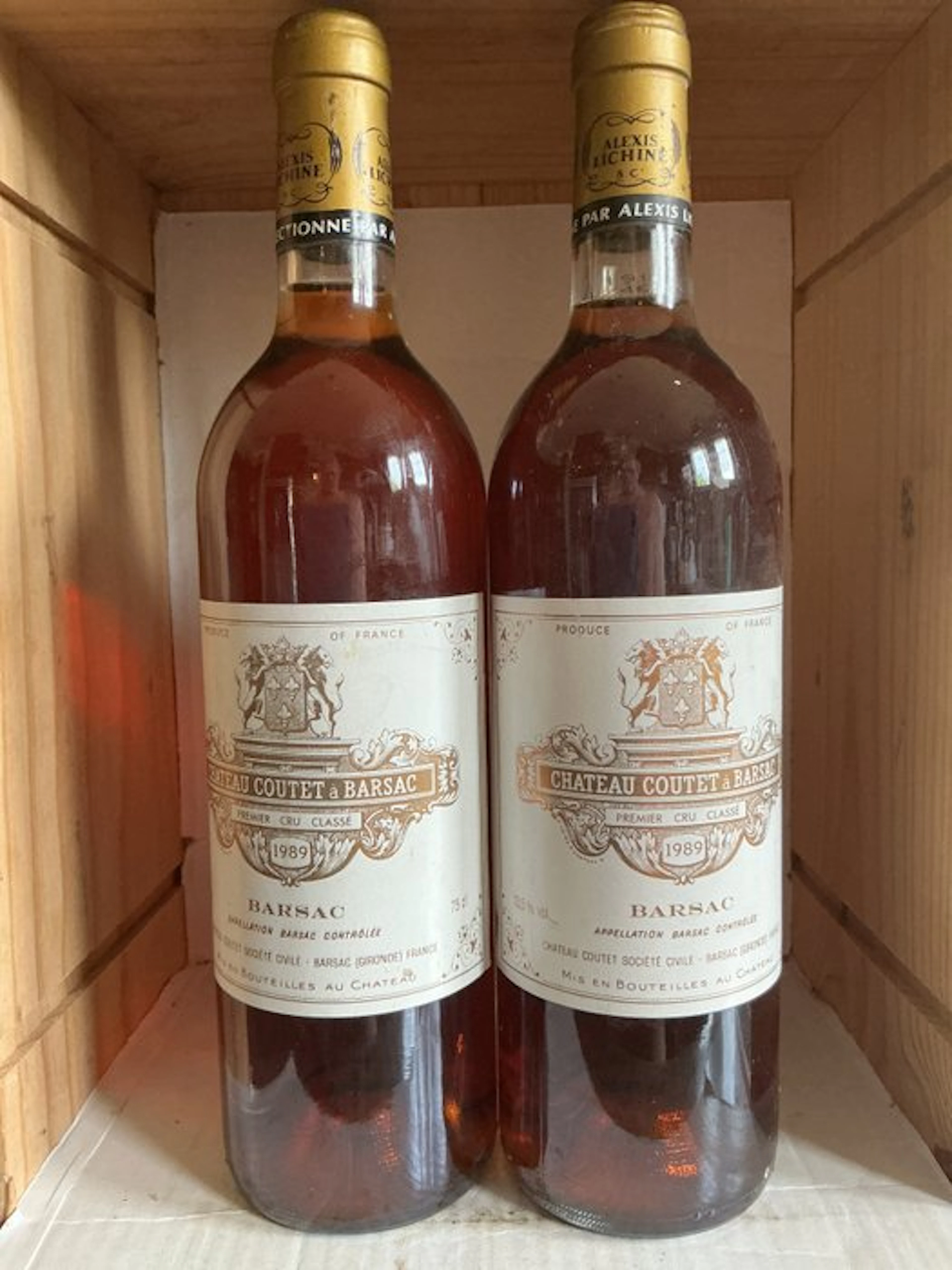 1989 Château Coutet - Sauternes 1er Grand Cru Classé - 2 Bottles (0.75L)