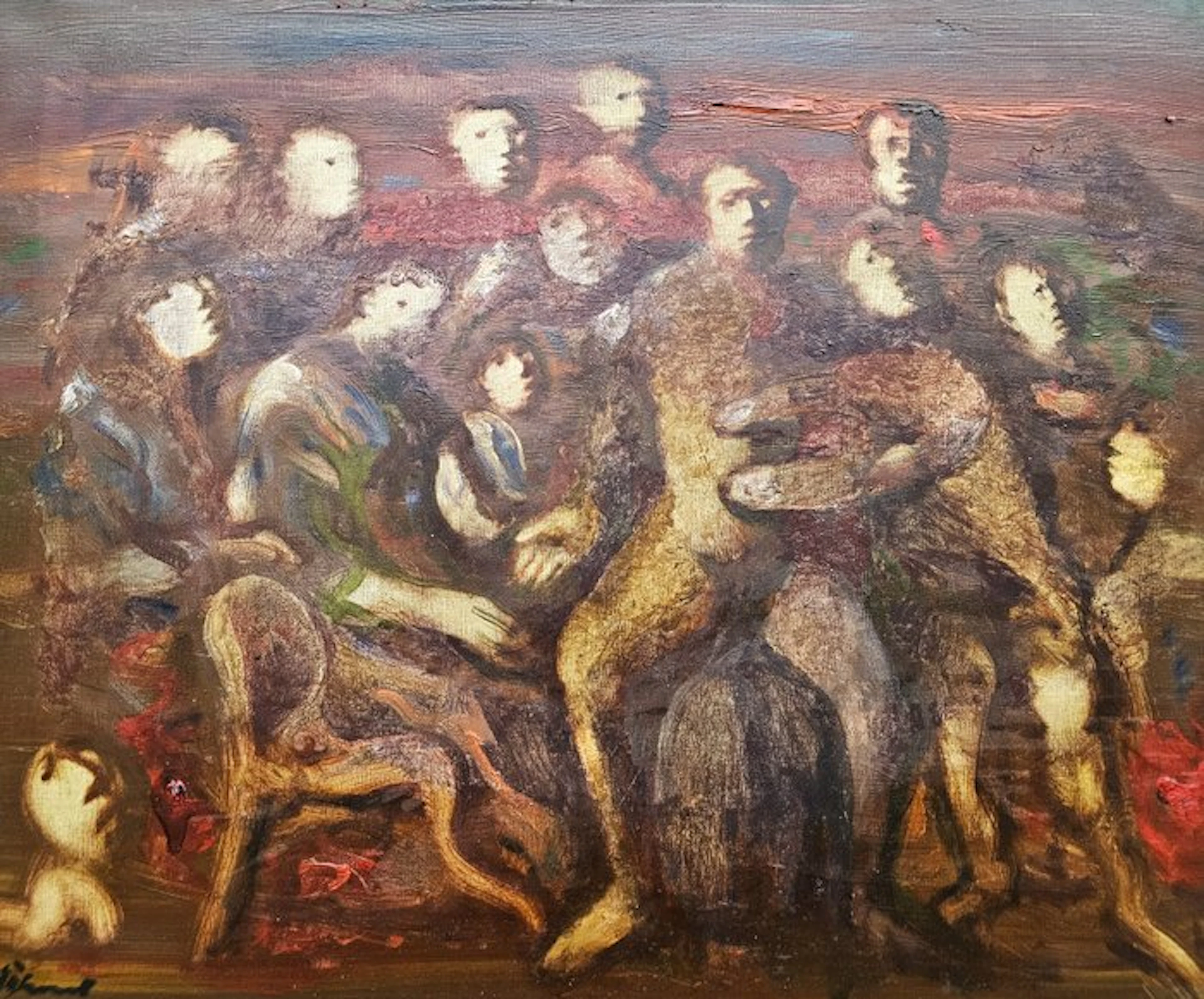 Sylvain Vigny (1903-1970) - Group of Expressionist figures