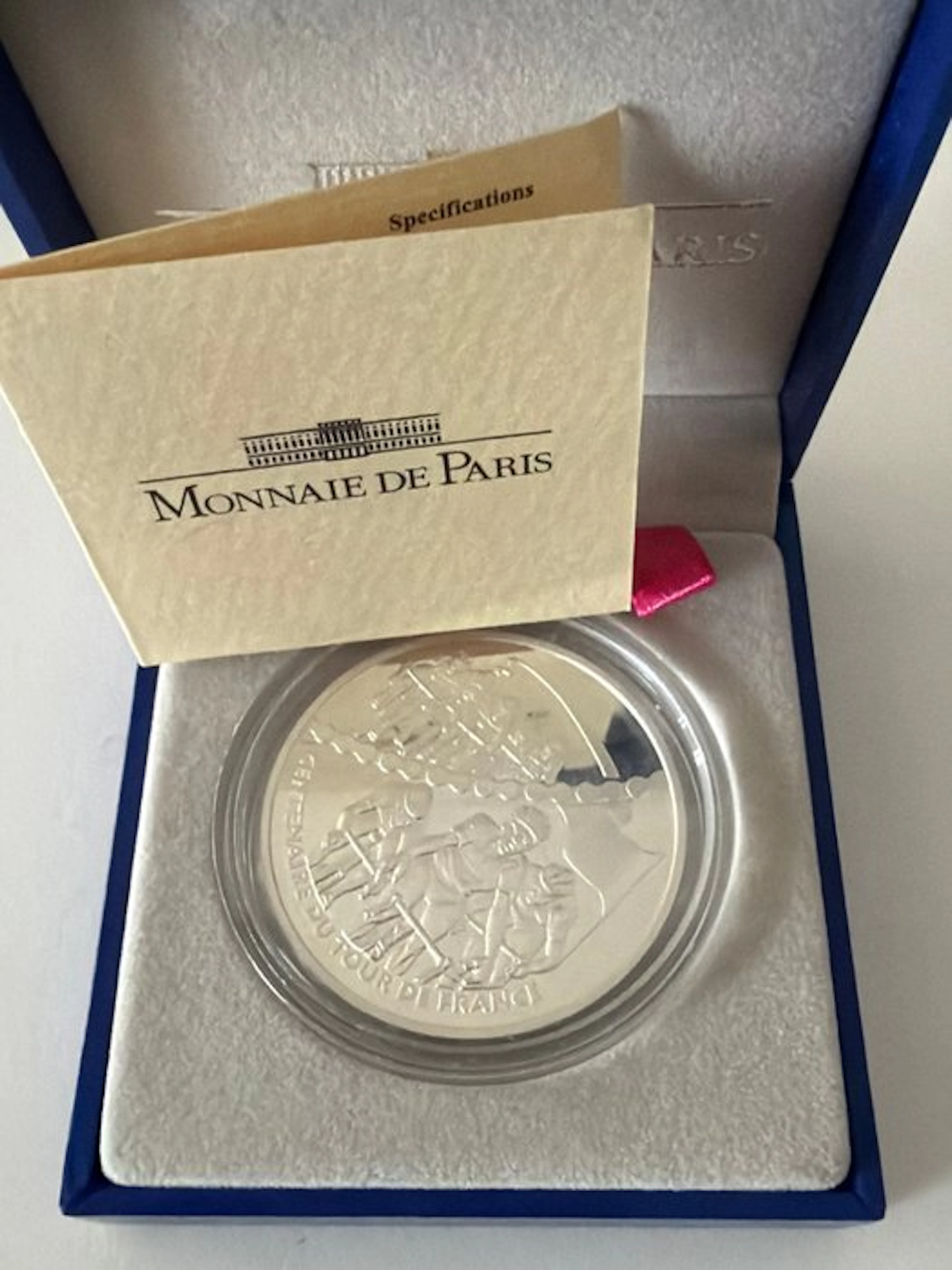 France. 1 1/2 Euro 2003 Tour de France - 22,2g (.900) Silber (No reserve price)