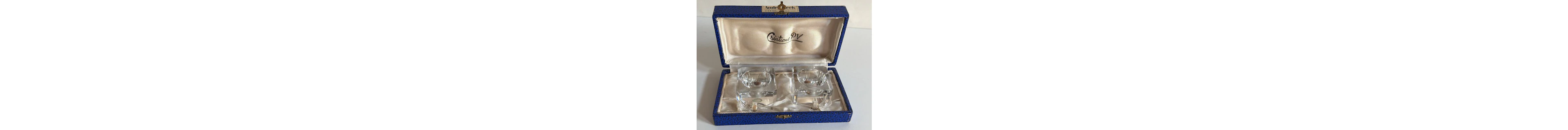 Cristal de Lorraine - Créations PV - Salt and pepper...