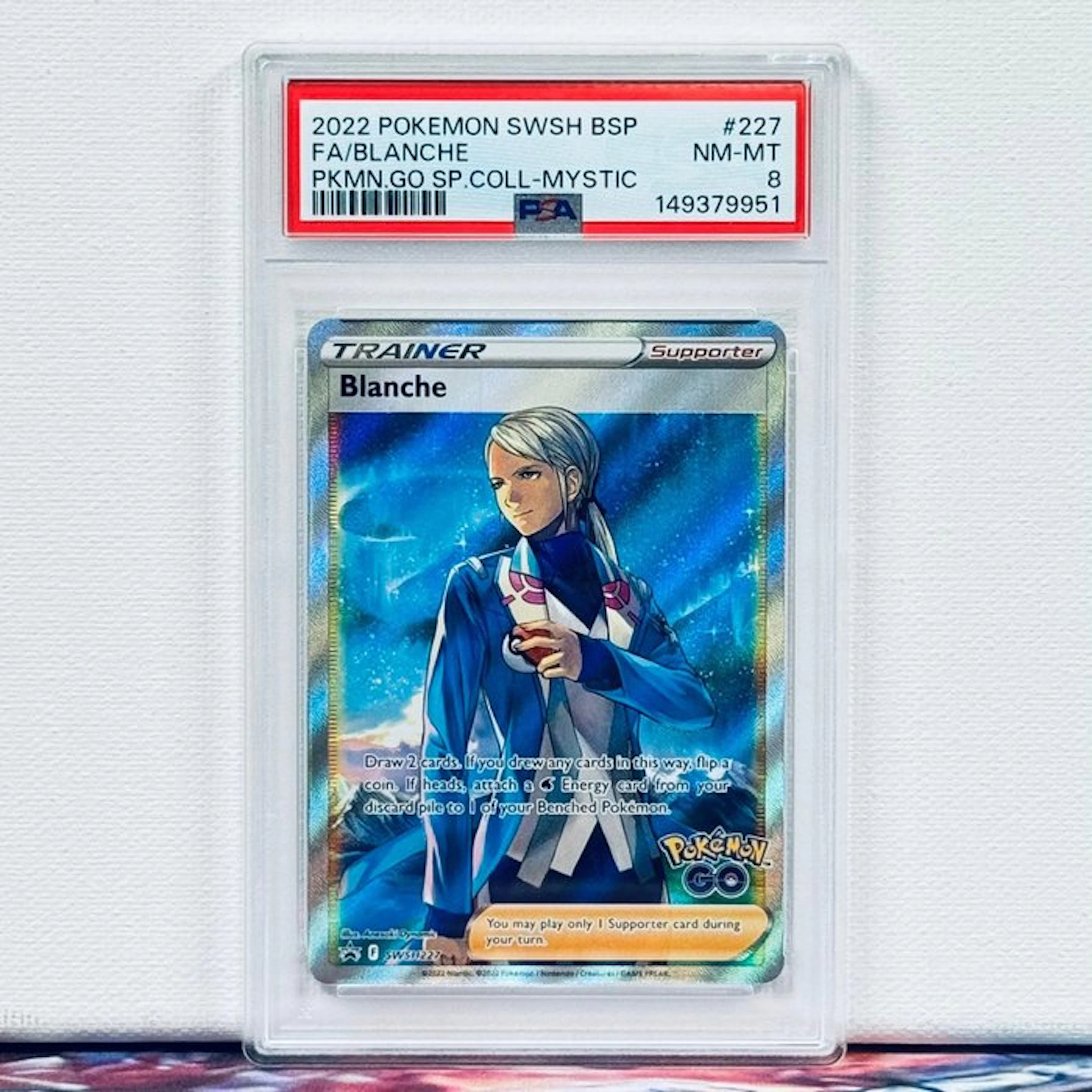 Pokémon Graded card - BLANCHE #227 2022 POKEMON SWSH BSP...