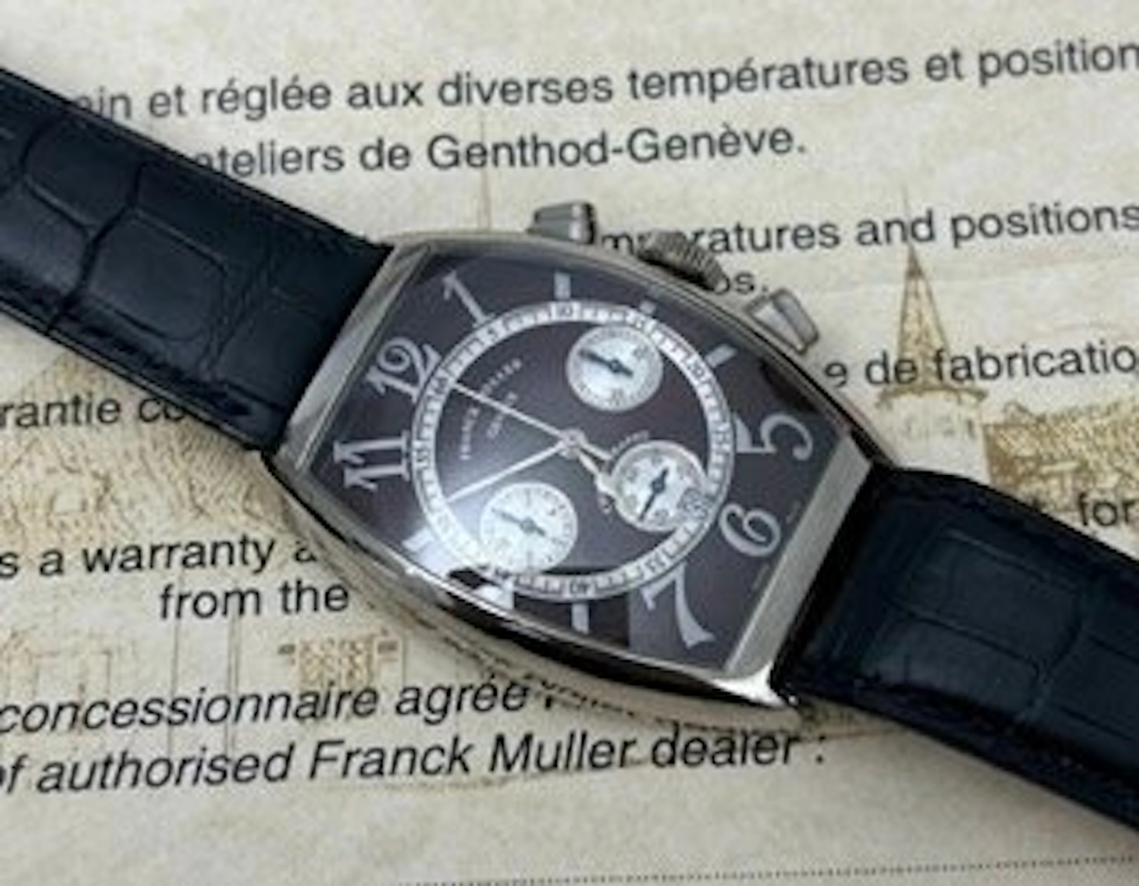 Franck Muller - Casablanca Cintrée Curvex Chronograph...