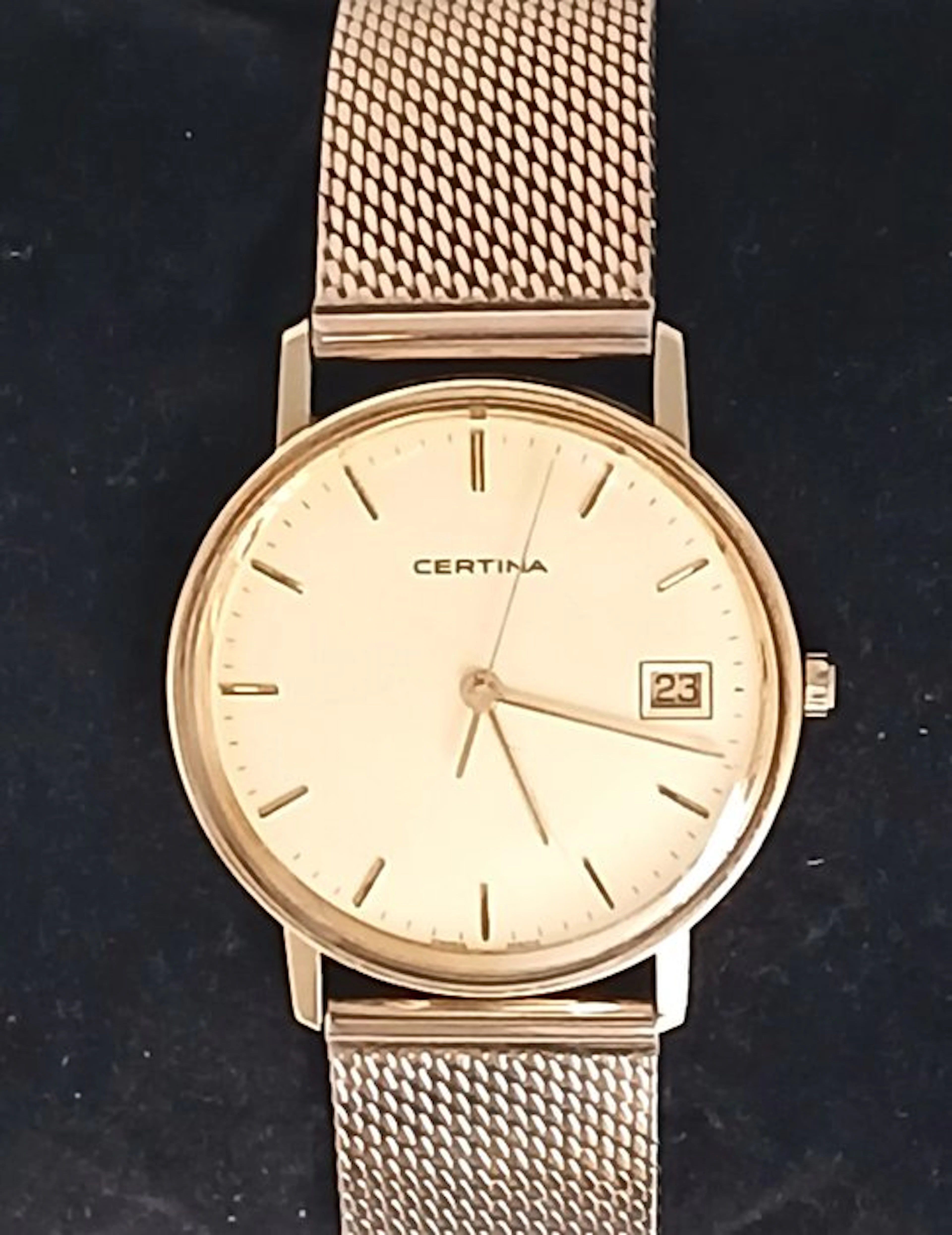 Certina 14 karaat geelgoud polshorloge. - Unknown - Men - 1994