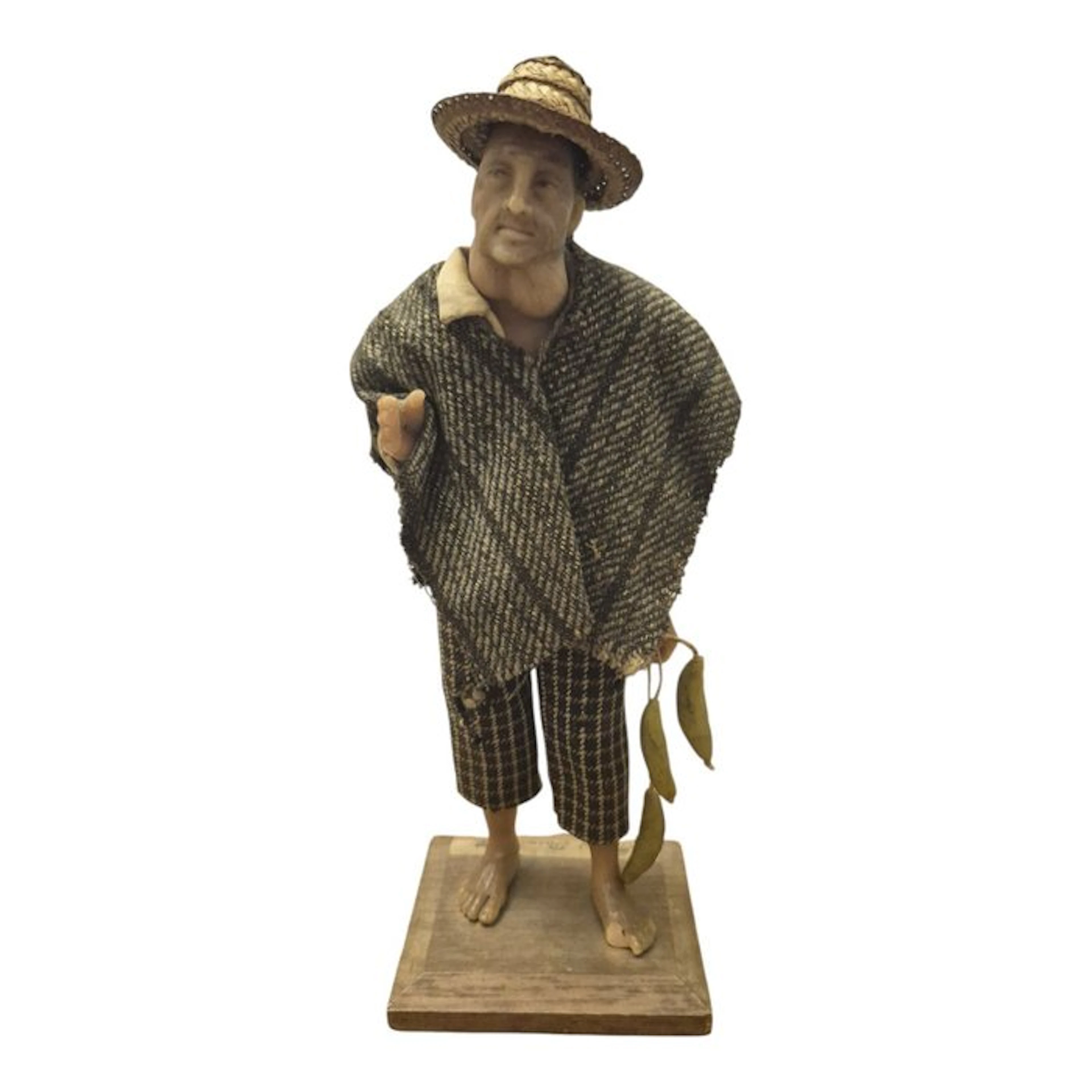 Rafael Ramirez - Figurine - Contadino con cappello e banane - Wax