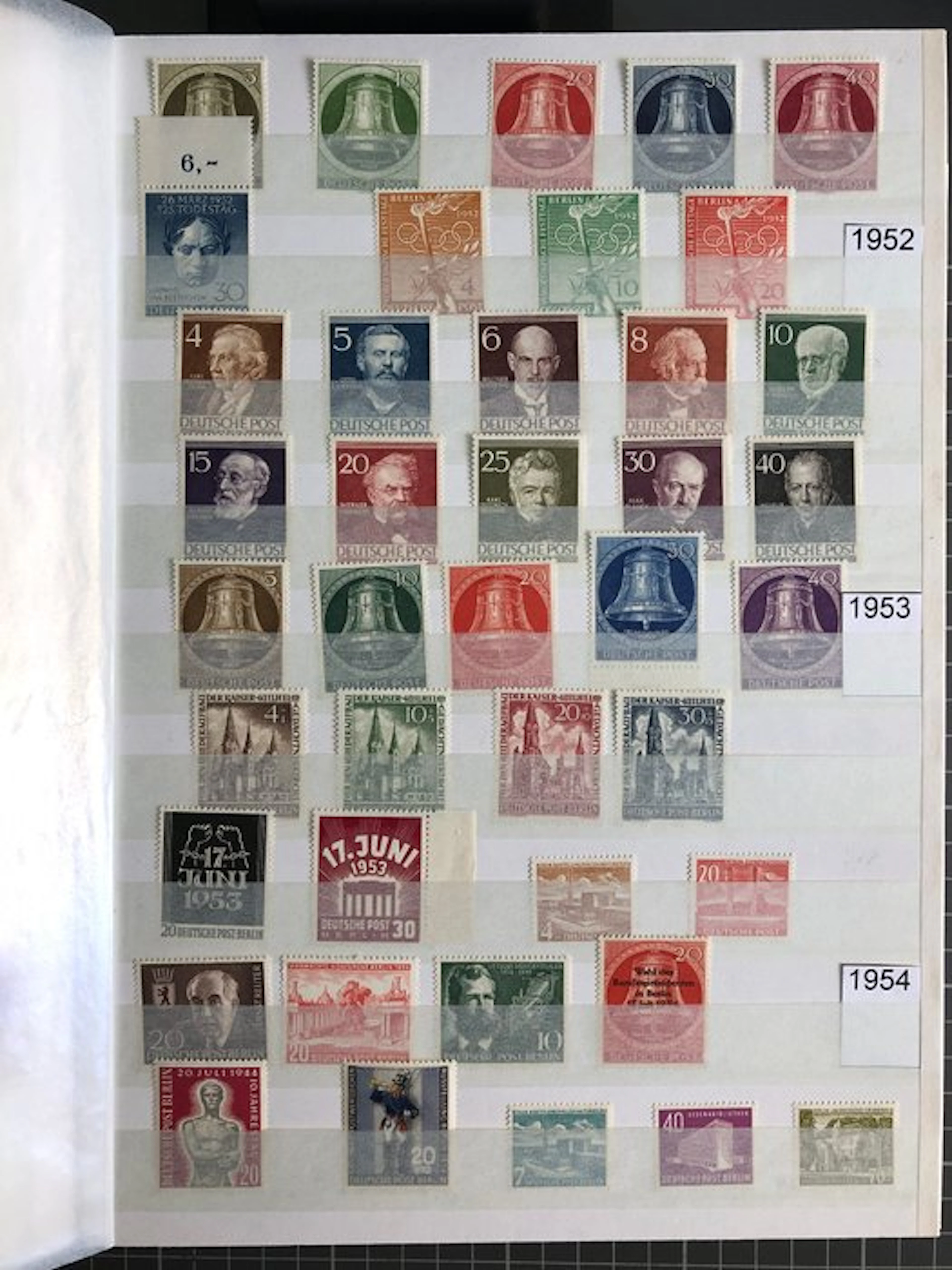 Berlin 1950/1990 - Quality mint collection
