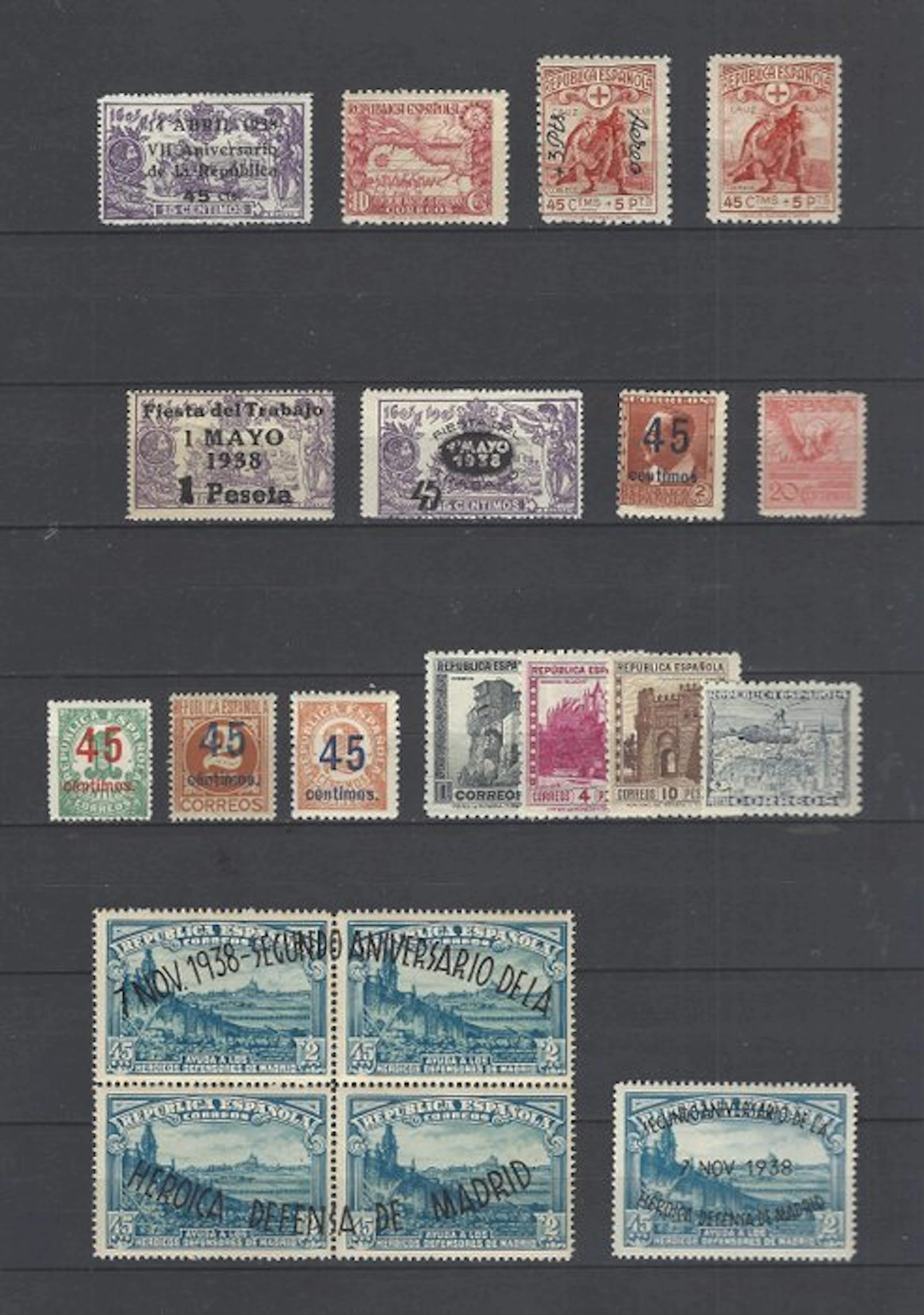 Spain 1929/1938 - Collection 1st Centenary - complete series