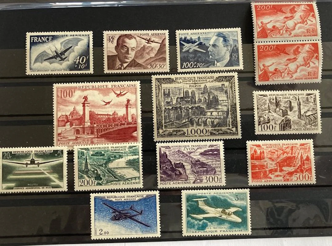 France - collection of mint never hinged ** airmail...