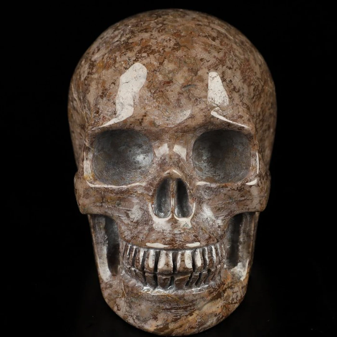 381g Jaspopal skull – Feathertop