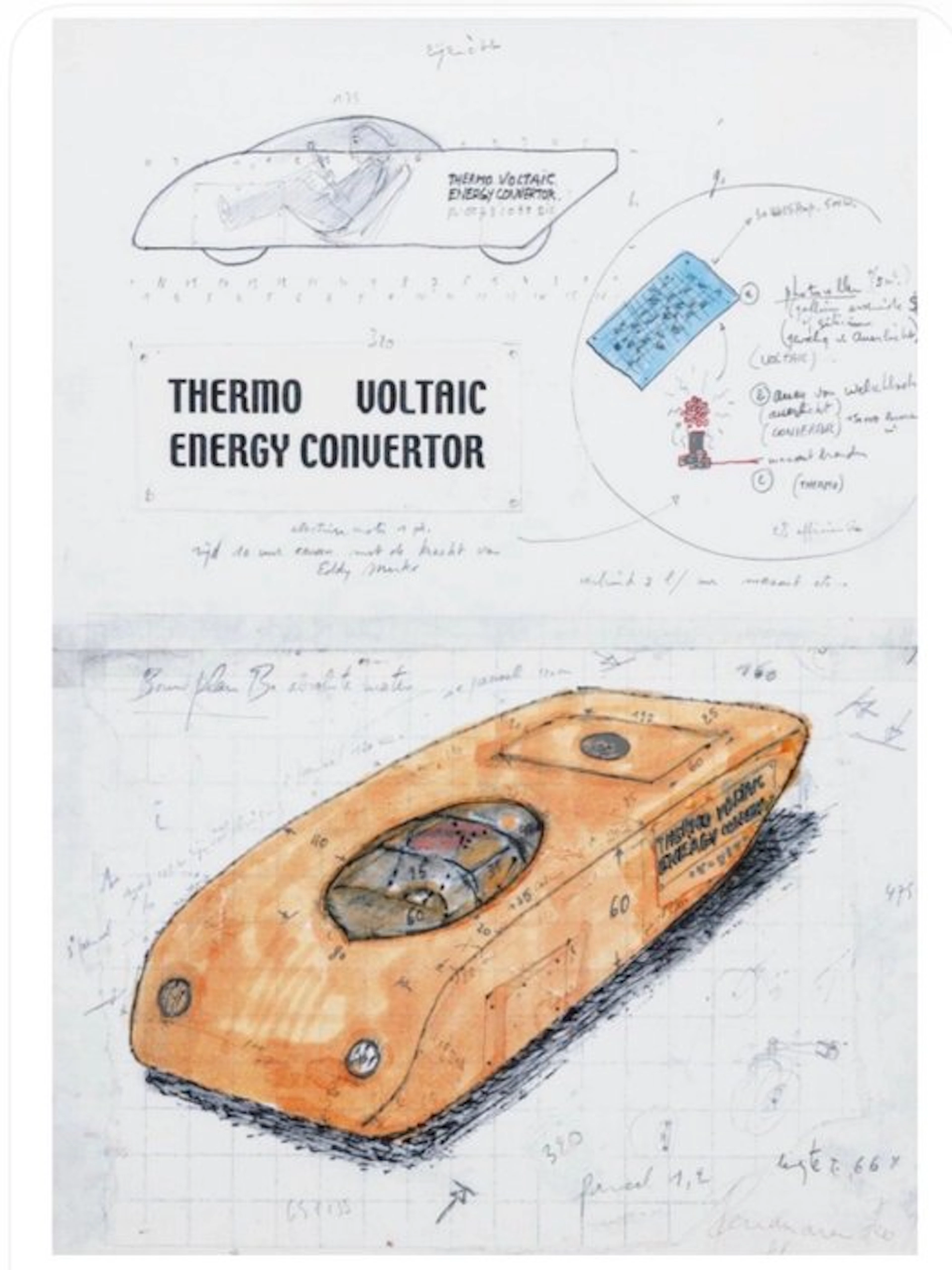 Panamarenko (1940-2019) - THERMO VOLTAIC ENERGY CONVERTOR