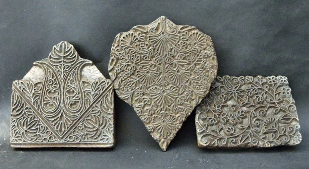 Printing blocks (3) - India - 3 printing blocks