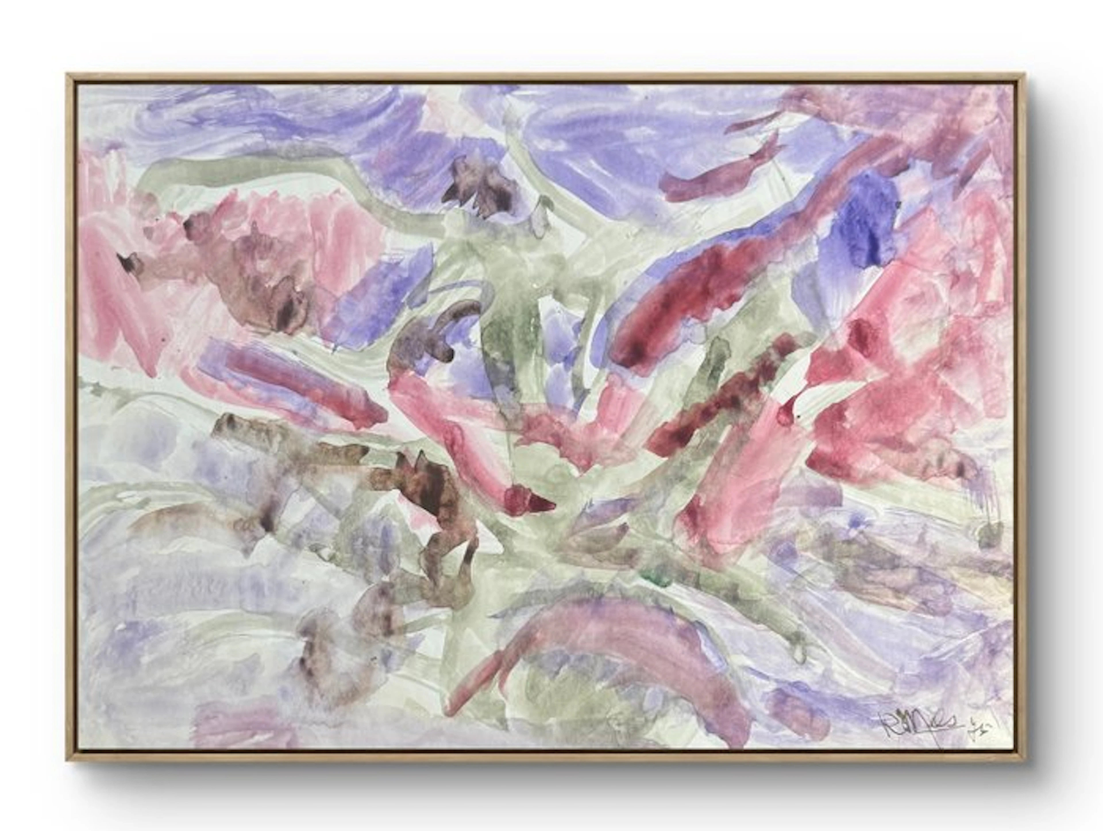 René Mels (1909-1977) - Composition abstraite de 1975