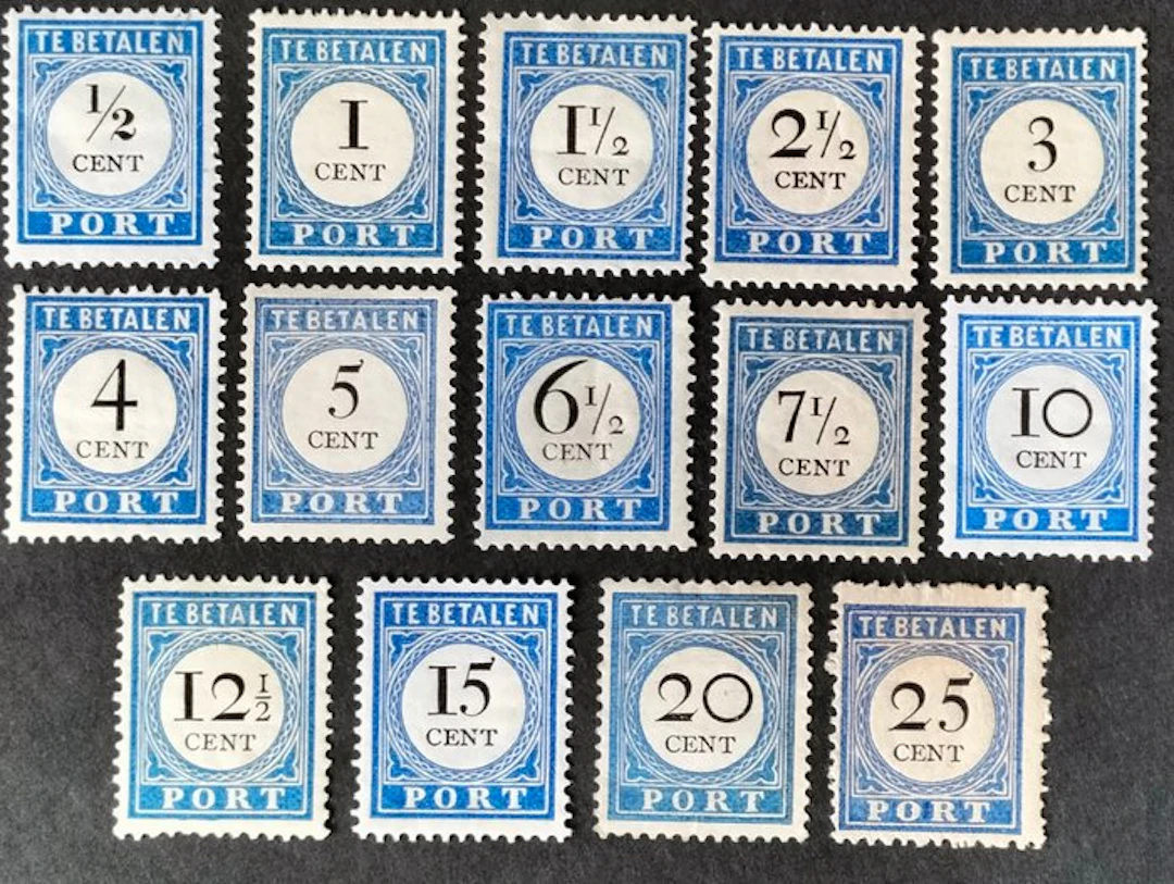 Netherlands 1894/1910 - Port number and value black - Nvph P13/26