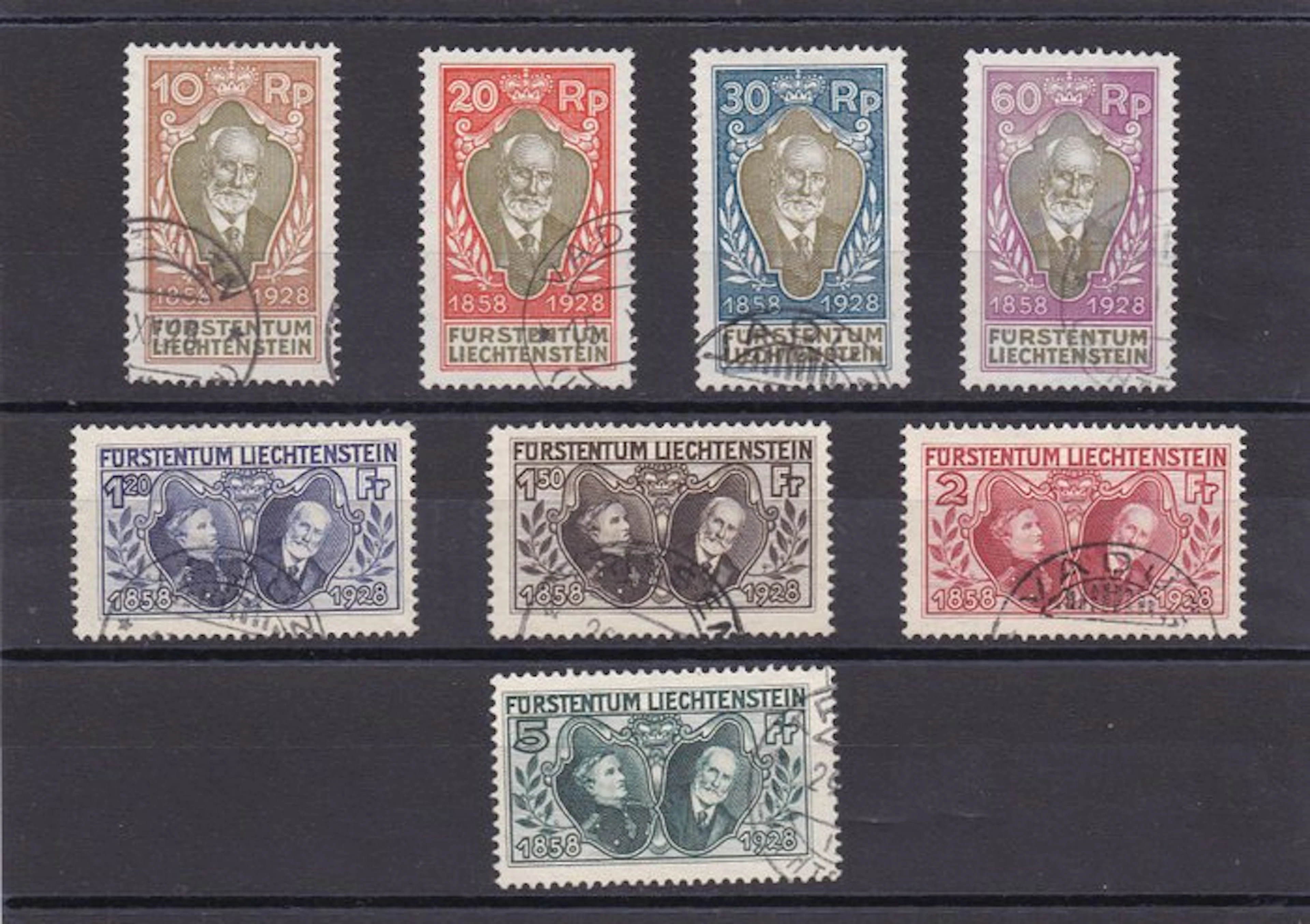 Liechtenstein 1928 - Prince Jean II's Jubilee - Zumstein