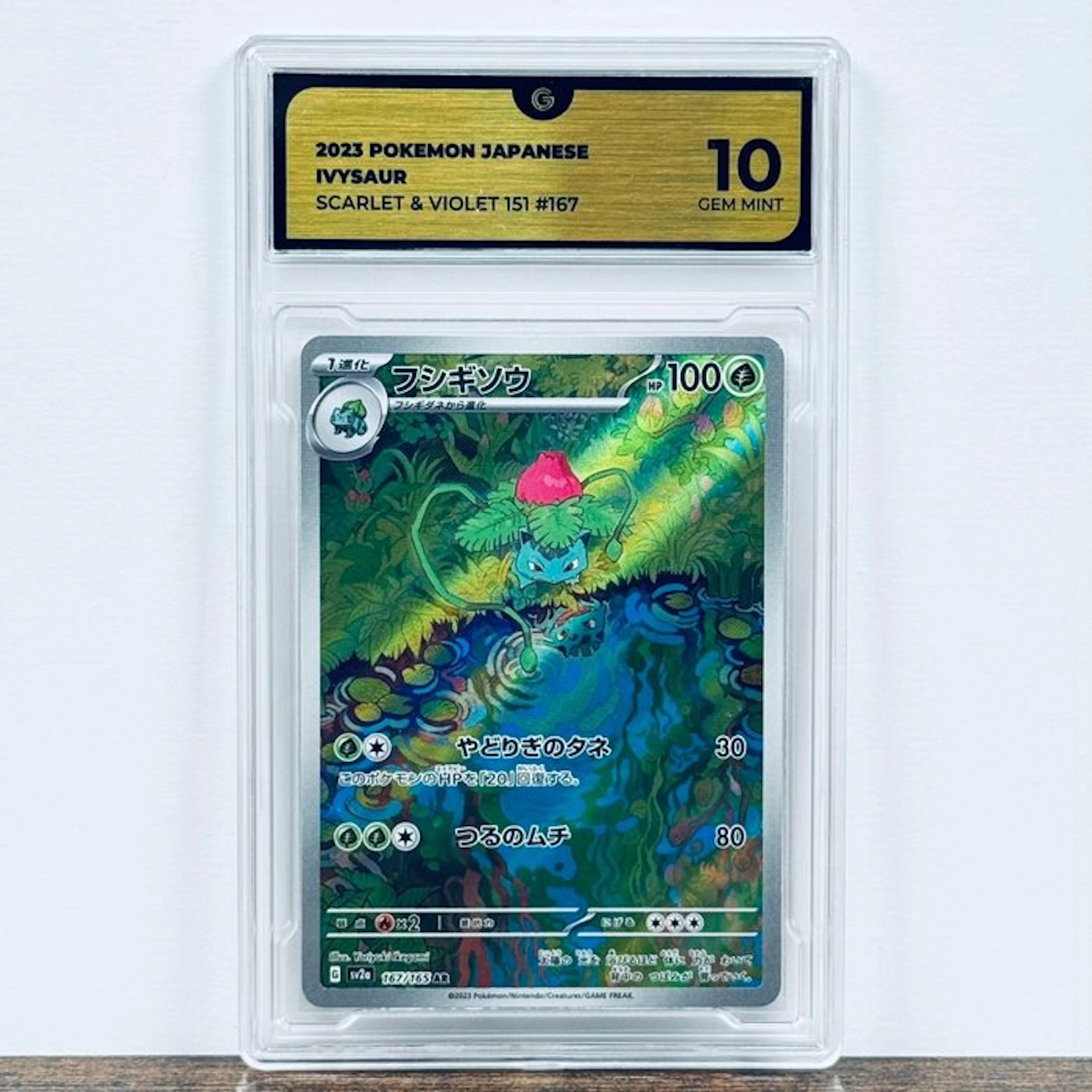 Pokémon Graded card - Ivysaur 167 – Pokémon - GG 10