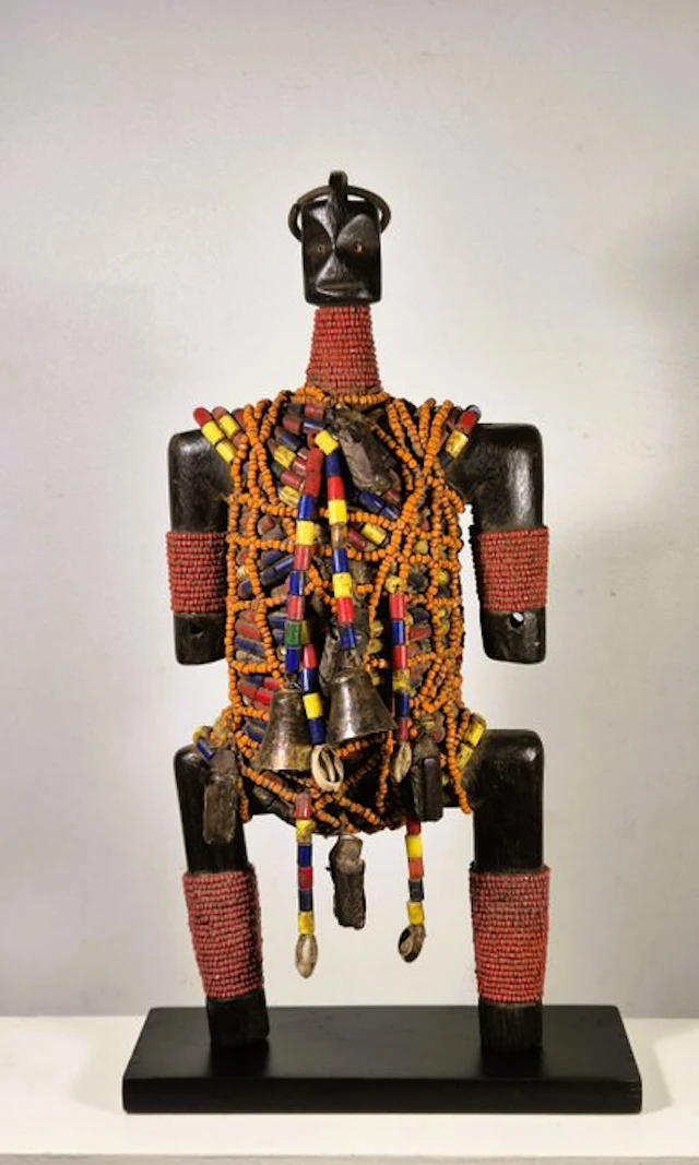 Fetish figure - Bamileke - Cameroon - Large Namji doll, 41 cm (No