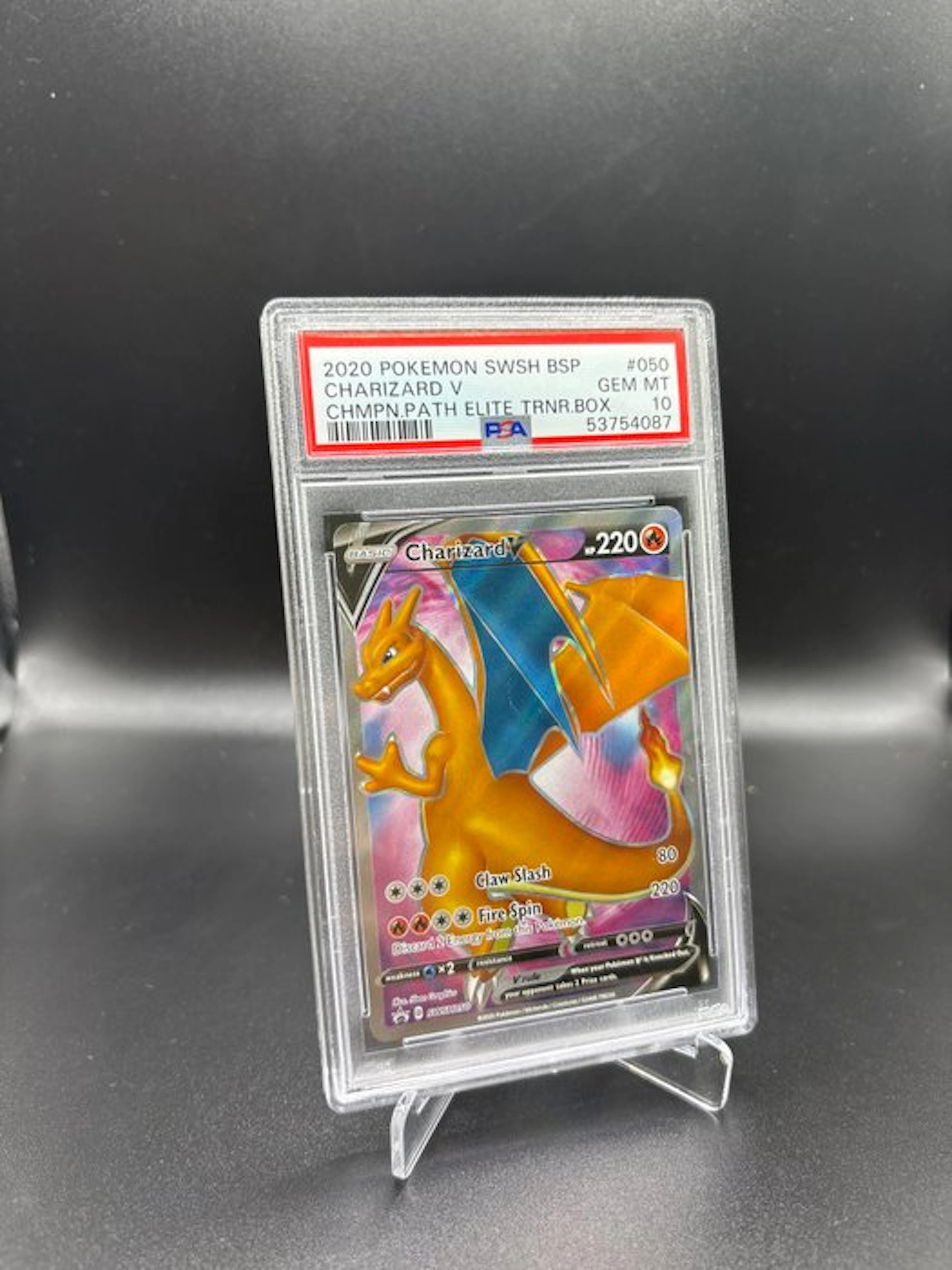 Pokémon - 1 Graded card - Charizard V 050 Promo card