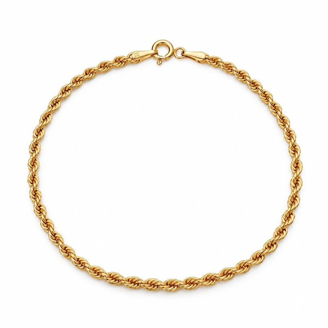 No reserve price - Bracelet - 18 kt. Yellow gold - Made in Italy - HandMade