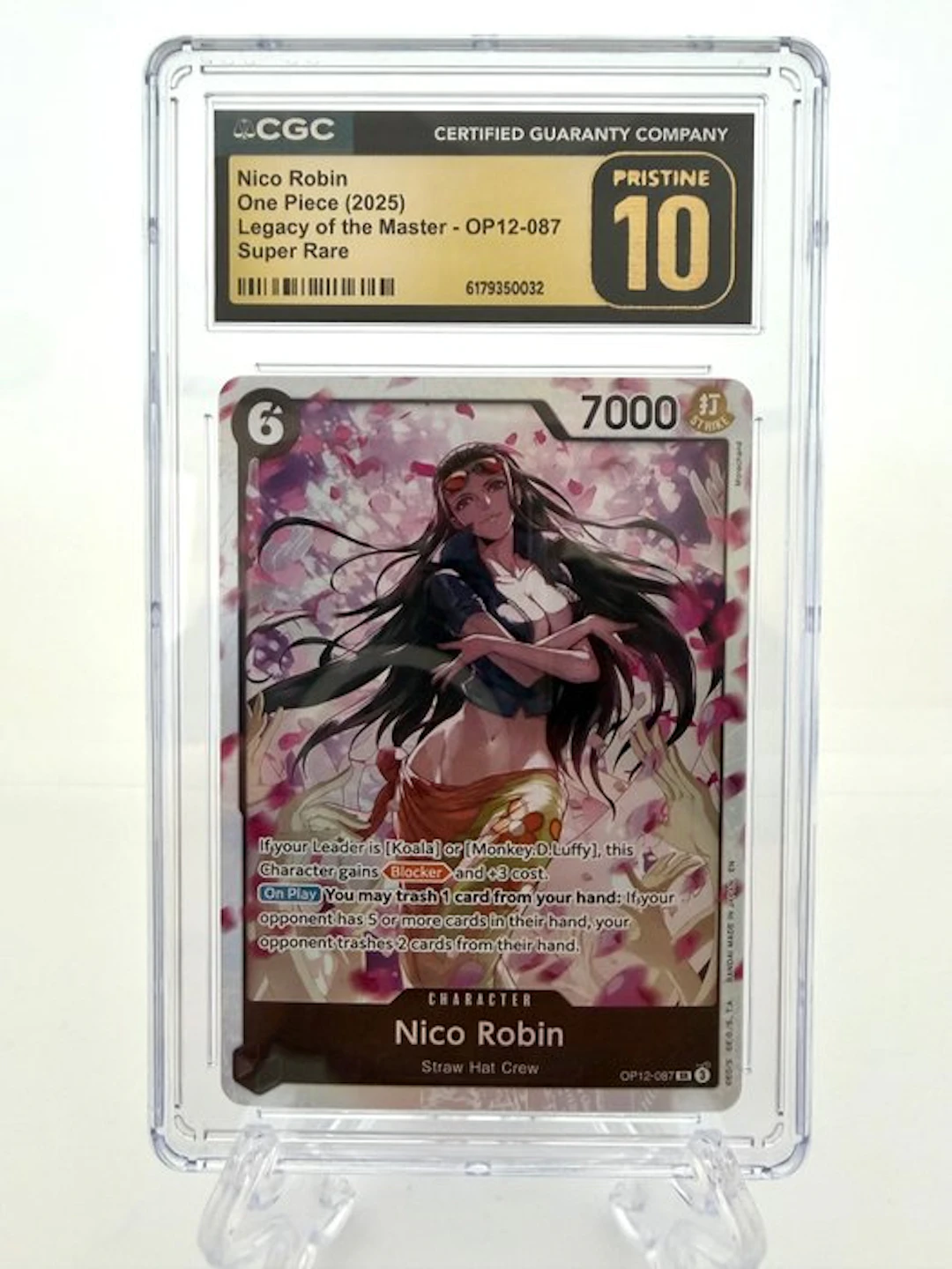 One Piece - 1 Graded card - One Piece - Nico Robin...