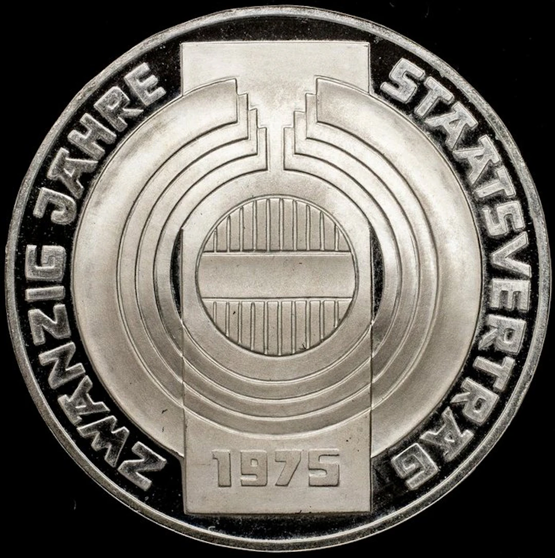 Austria. 100 Schilling 1975 - Proof (Staatsvertrag) (No reserve price)