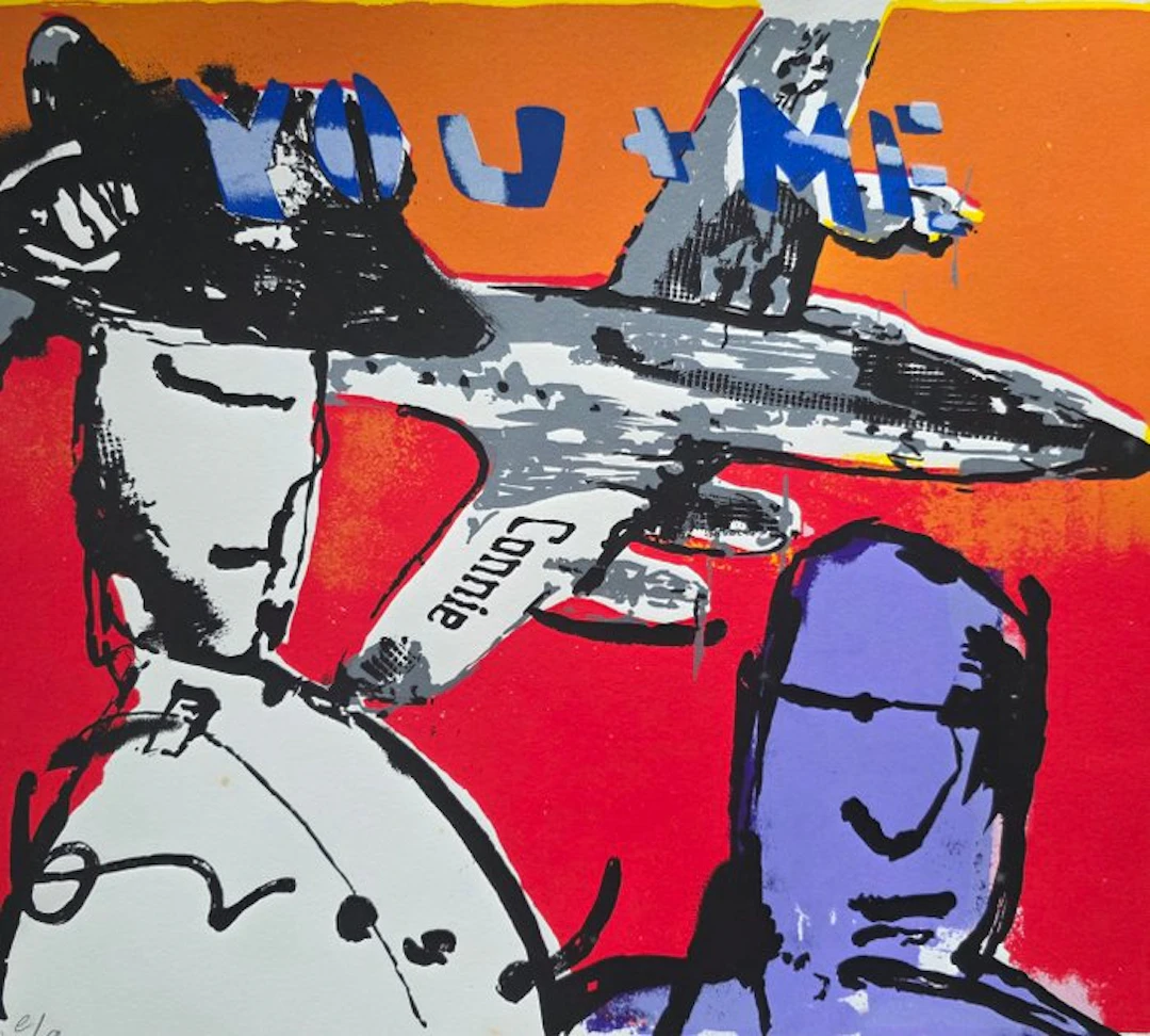 Herman Brood (1946-2001) - Super constellation incl. foto, box en coa