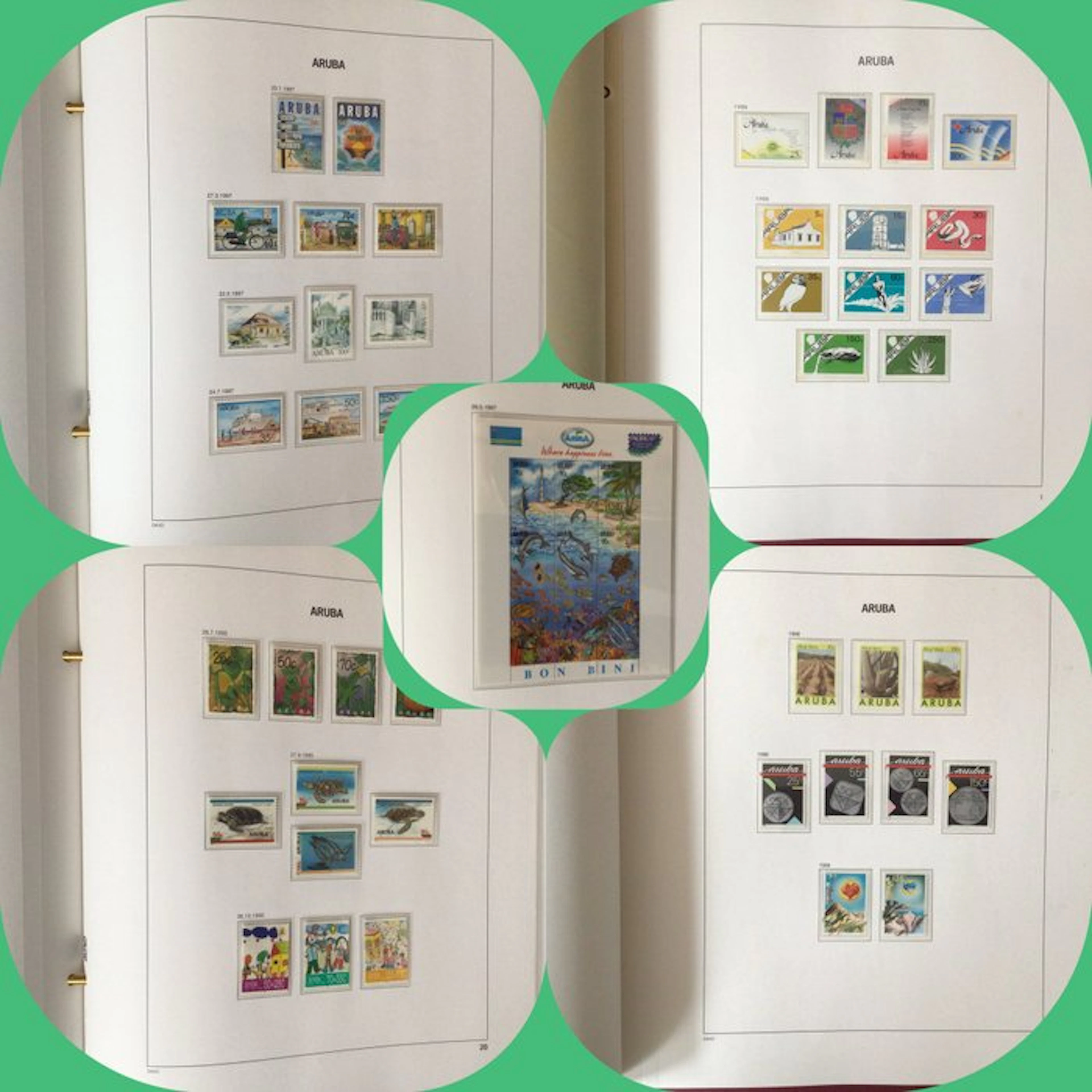 Aruba 1986/2000 - Complete Aruba stamp collection in a DAVO Crystal album
