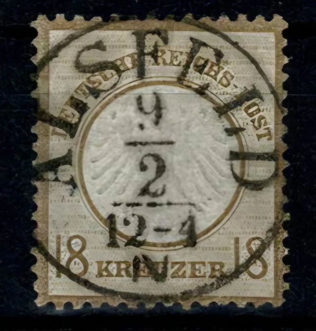 German Empire - 18 Kreuzer with a small breast shield - MiNr. 11