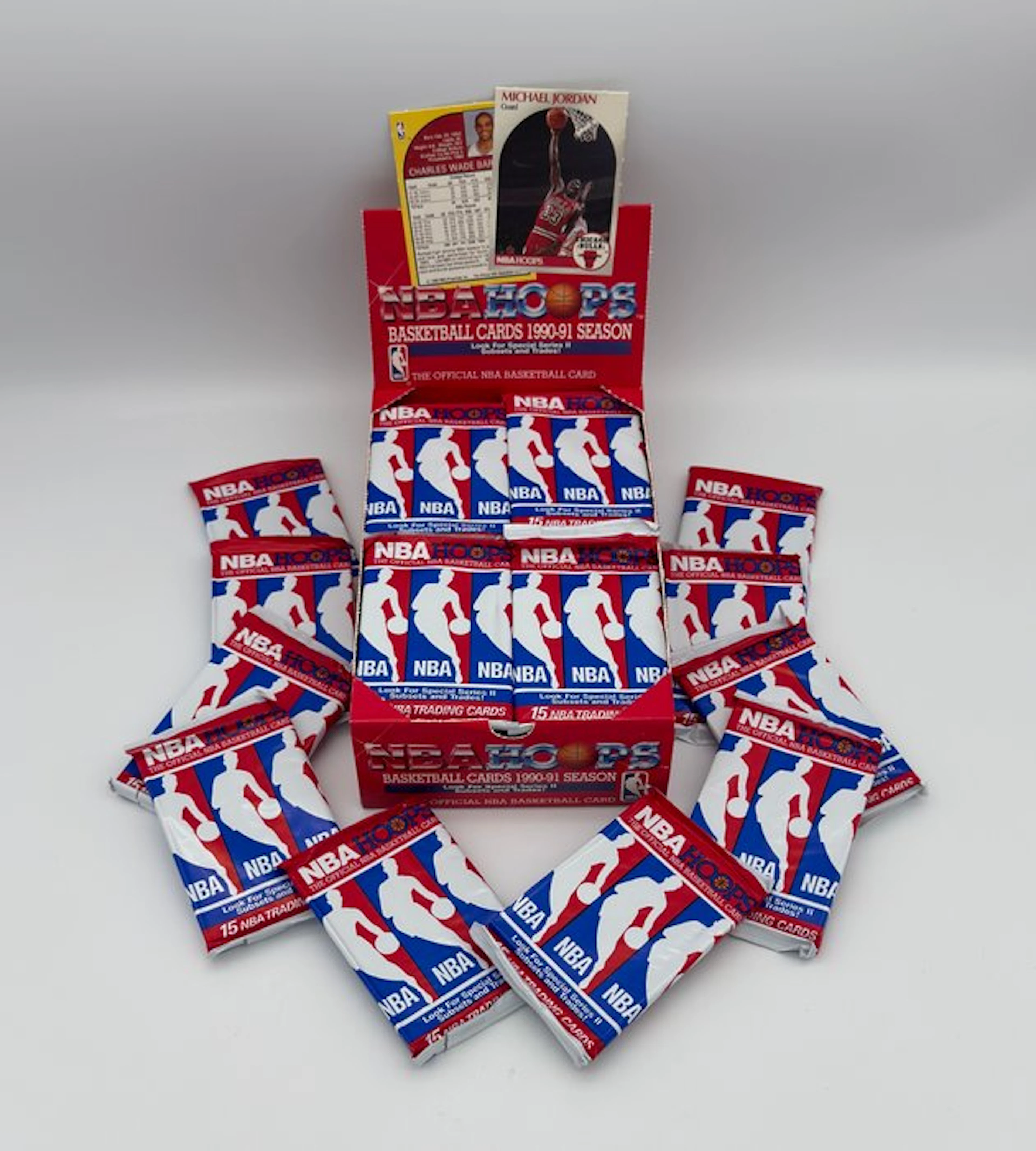 1990 NBA Hoops Series II- Search for legends like Michael Jordan
