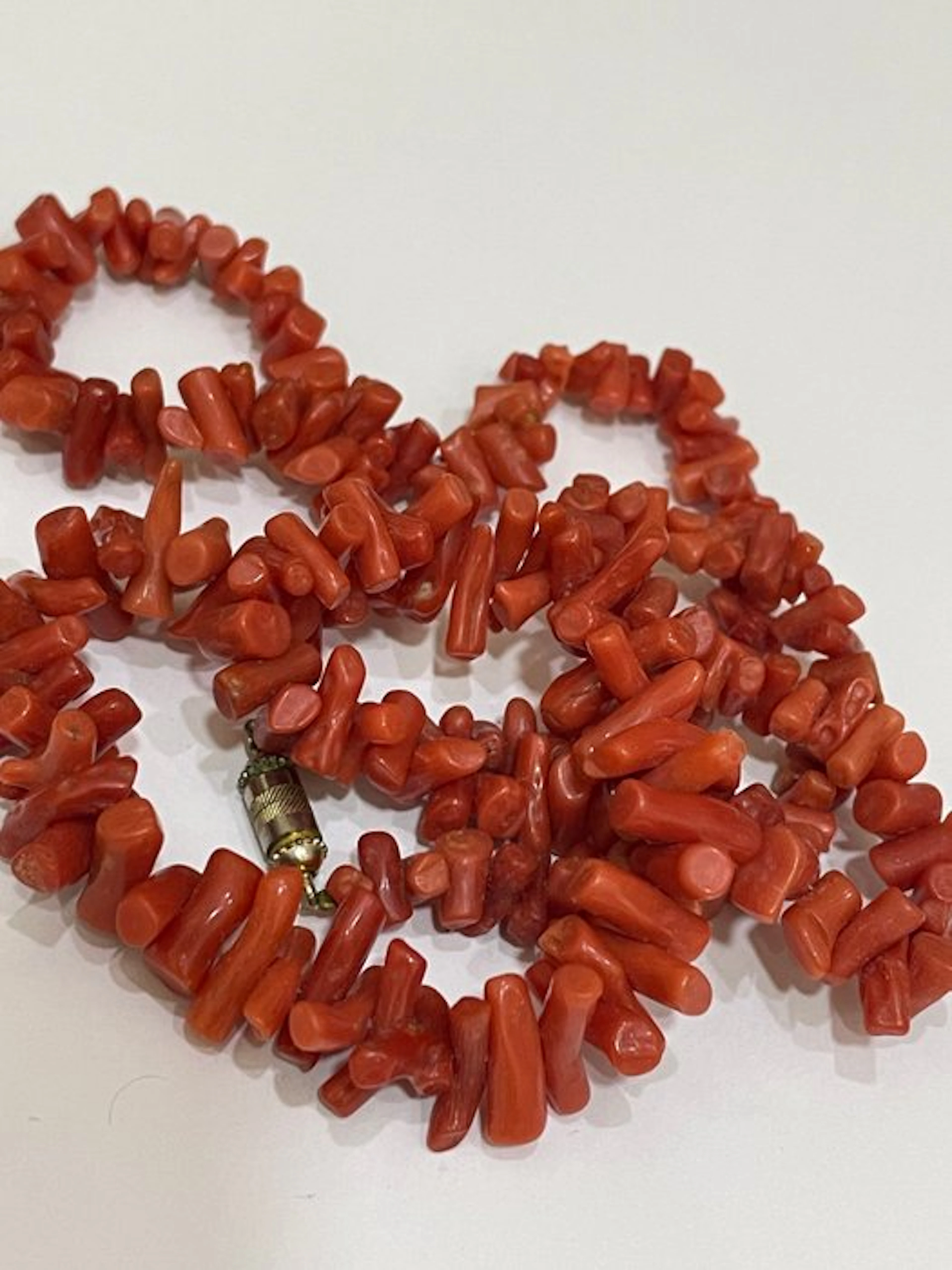 Red coral necklace - Necklace - red coral necklace