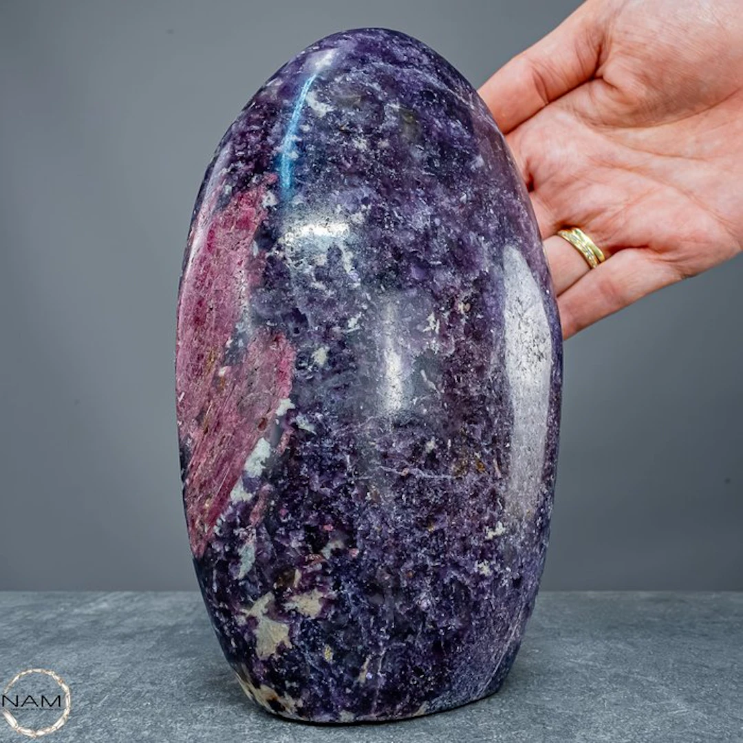 Unique lepidolite/unicorn stone freeform – Harmony