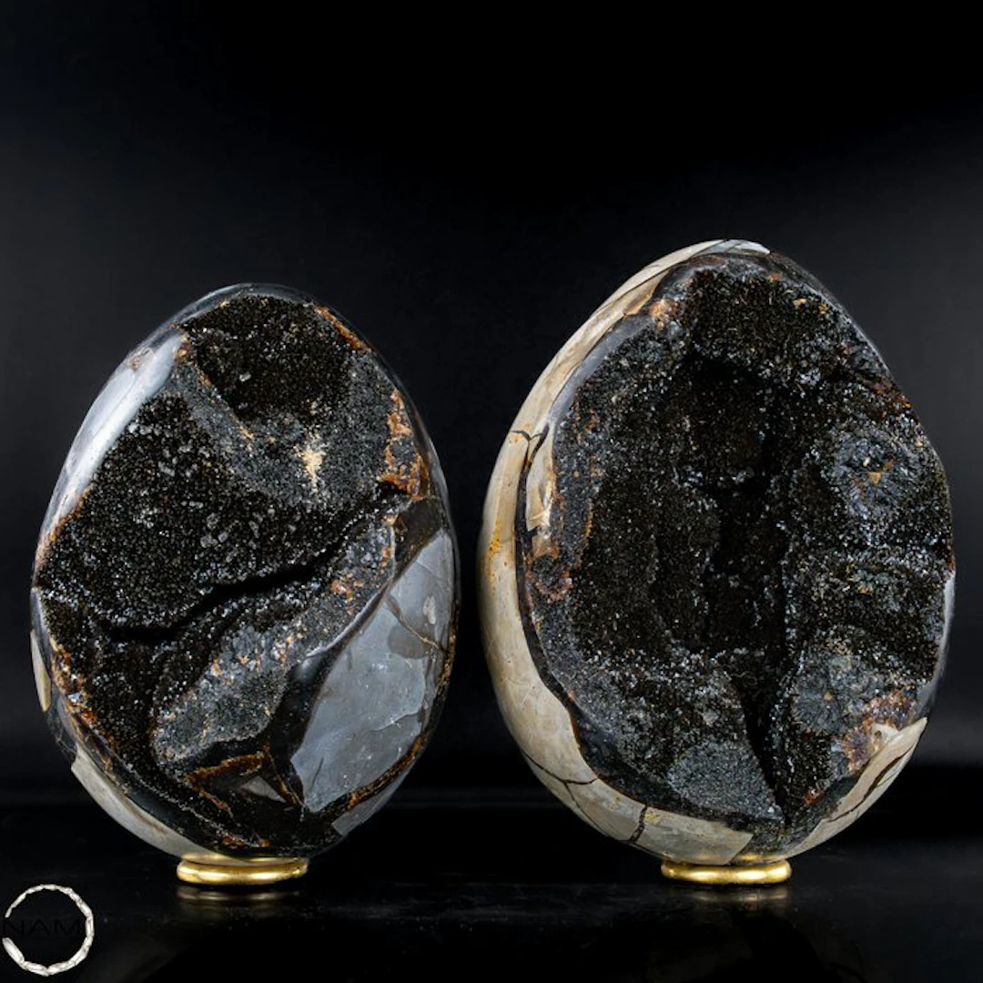 Breathtaking Septarian Egg – Lot A work of art from nature