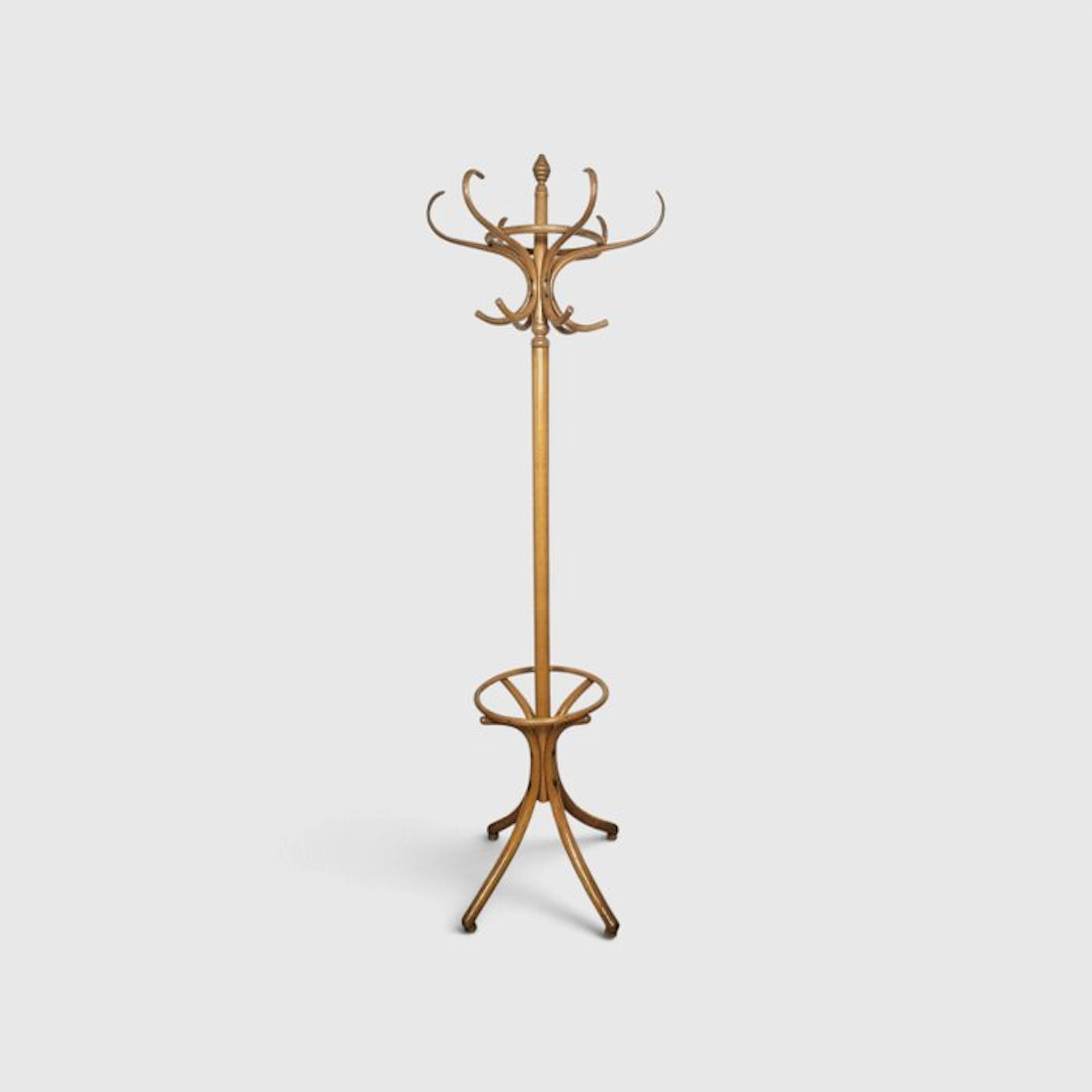 Coat rack - Honey color - Wood - Thonet - swivel