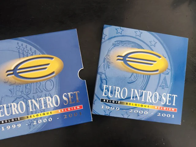 Belgium. Year Set (BU) 1999/2001 "Euro Intro Set" (No reserve price)