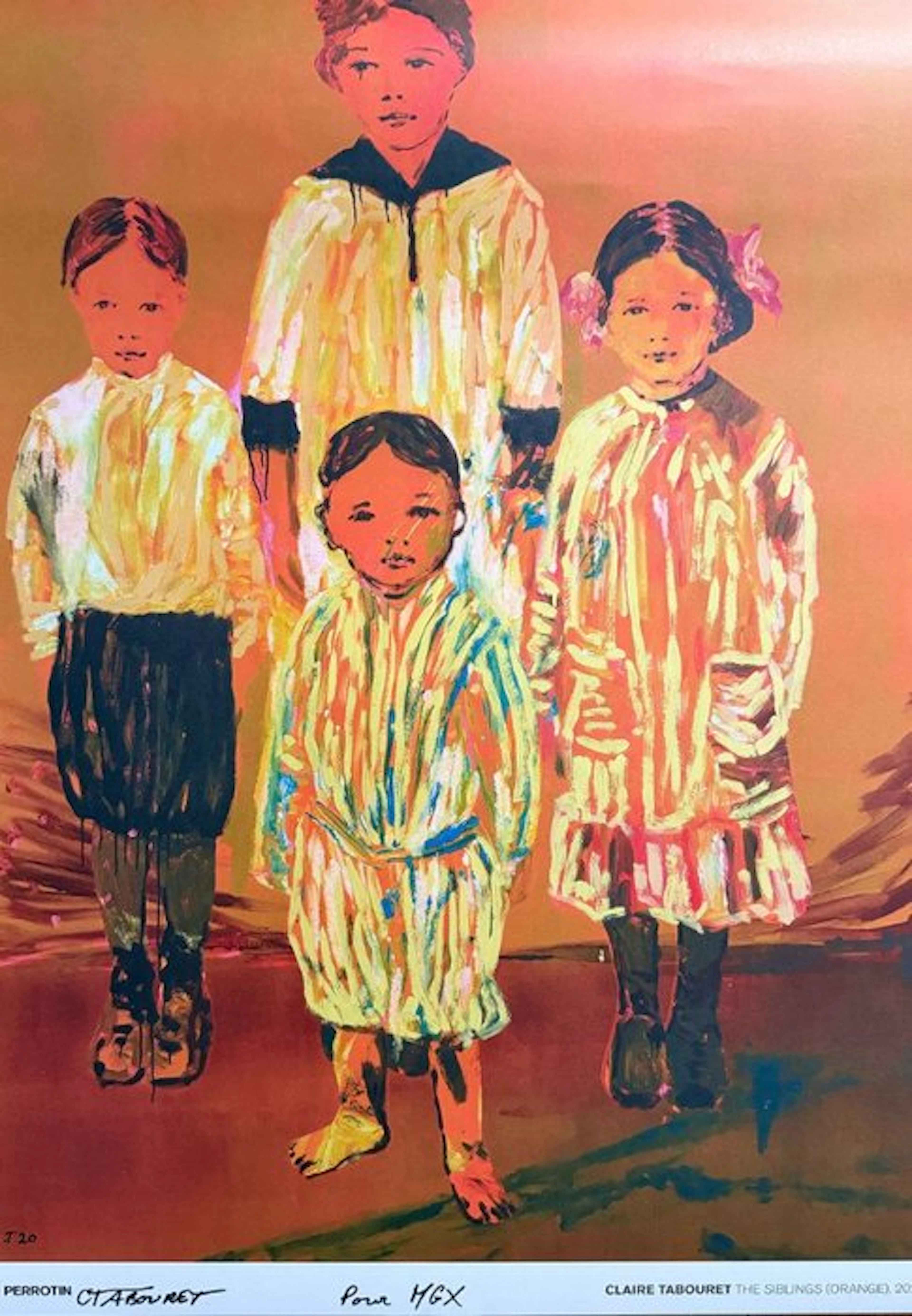 Claire Tabouret (XX) - Signed - The Siblings 2020