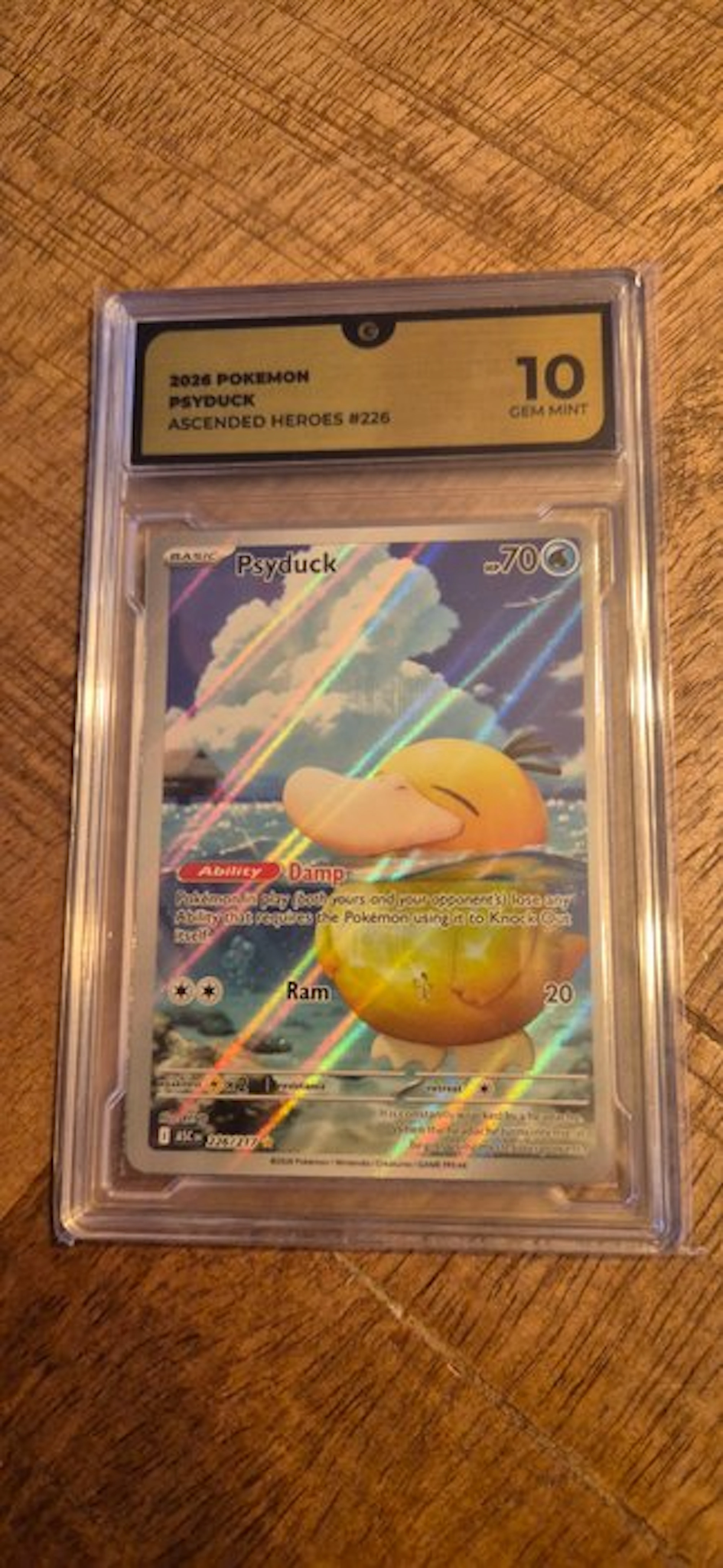 Pokémon - 1 Graded card - Psyduck 226 Foil