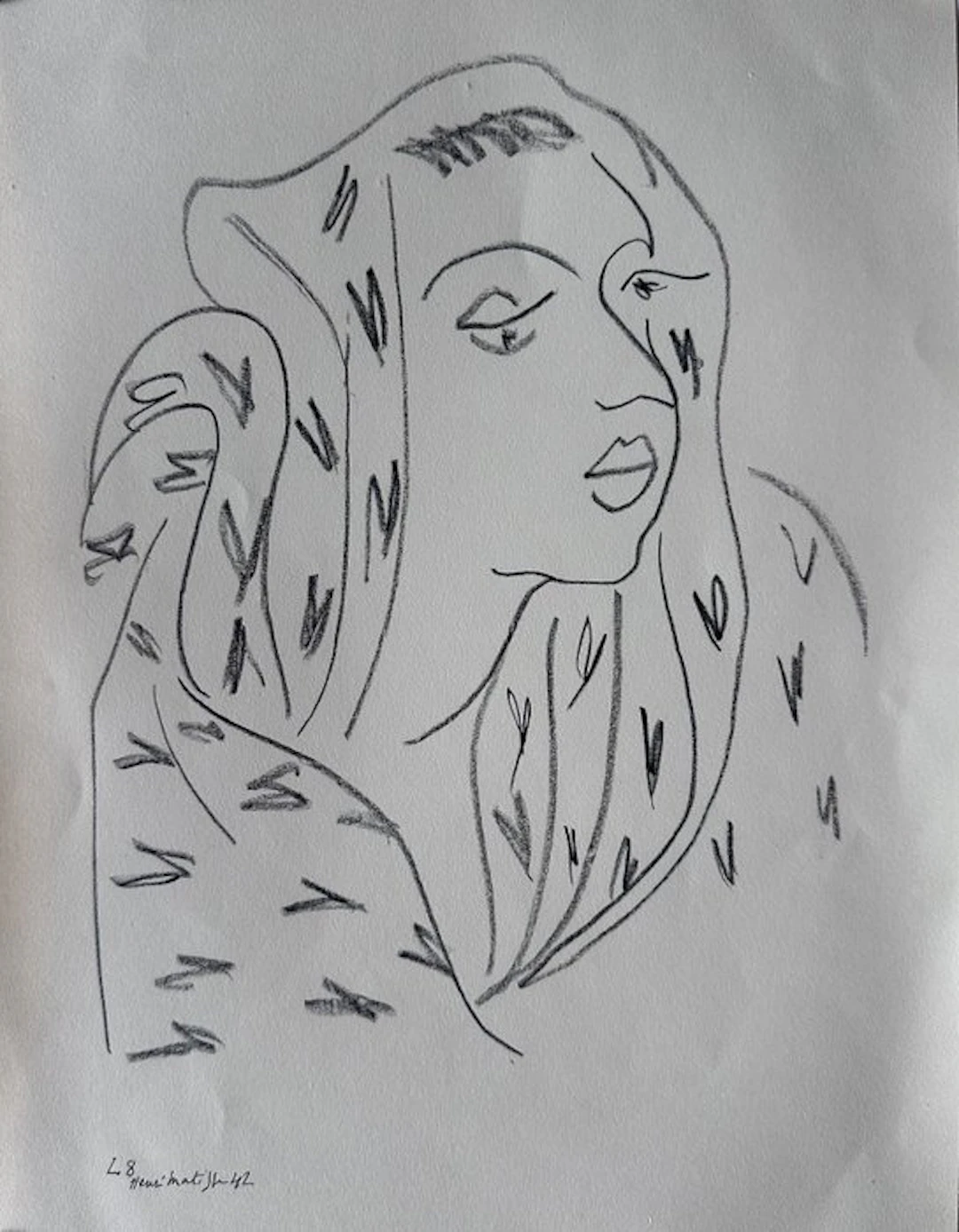 Henri Matisse (1869-1954) - Vrouwenportret