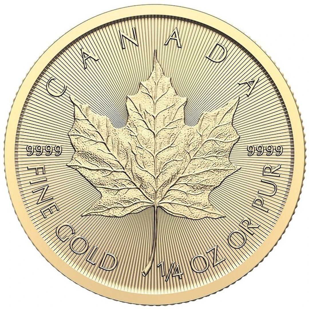 1/4 oz - Gold .999 - Goldmünze Maple Leaf Random Years - Without certificate