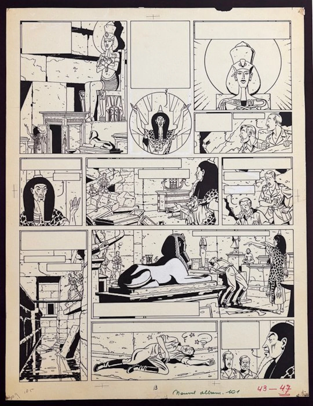 Jacobs, Edgar - 1 Silkscreen - Blake en Mortimer - Het...