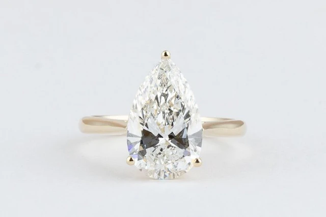No reserve price - Ring - 14 kt