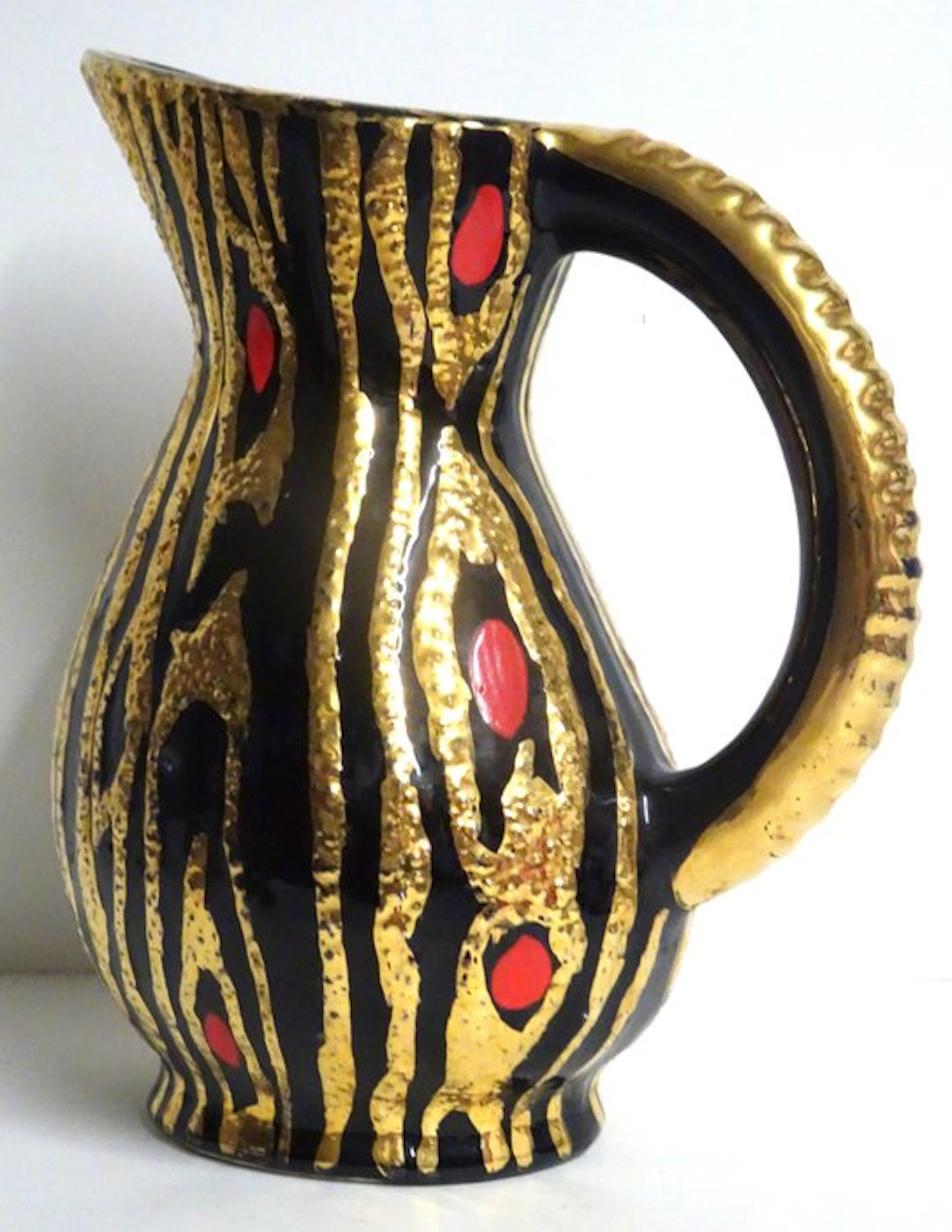 Boch Frères Keramis - Ernest d'Hossche - Vase - Ceramic - decor 'Granada' 1957