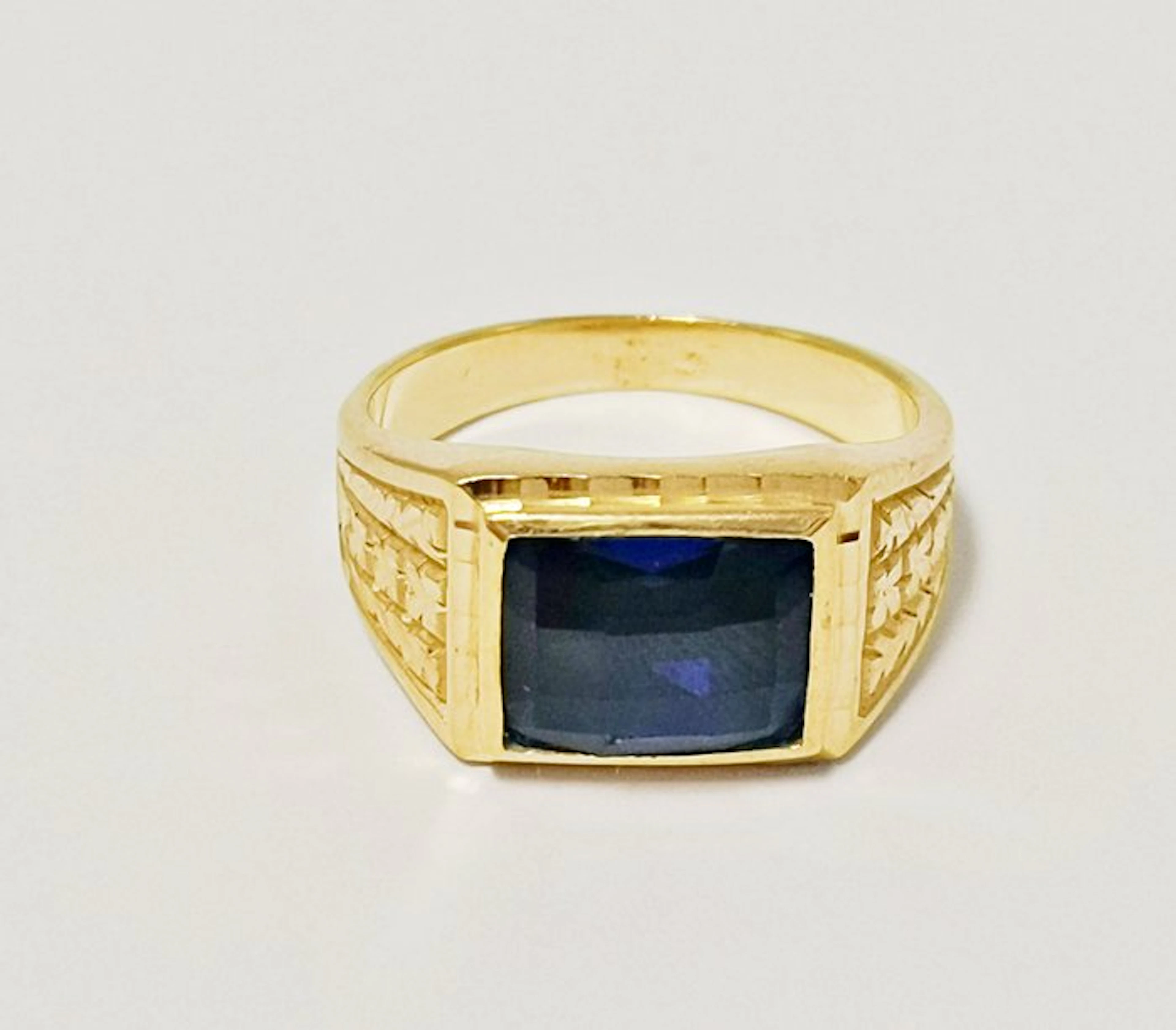 Signet ring - 18 kt. Yellow gold
