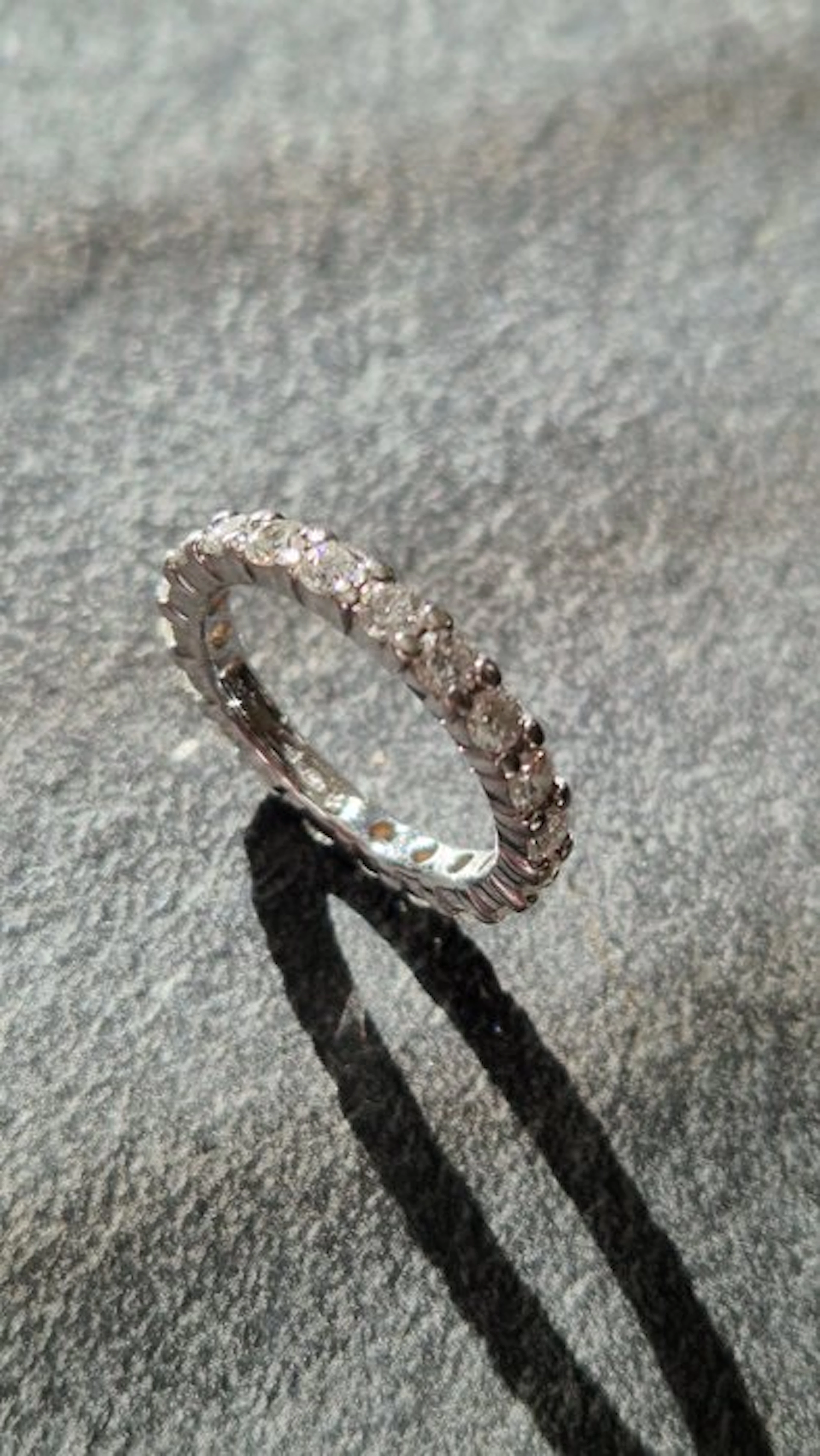 Leo Pizzo - Eternity ring - 18 kt. White gold - 1.20ct. tw. Diamond (Natural)