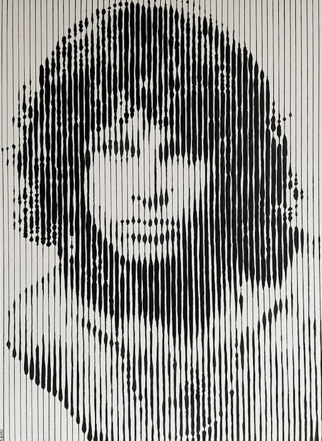 Gerke Rienks - Jim Morrison, The Doors, Handpainted