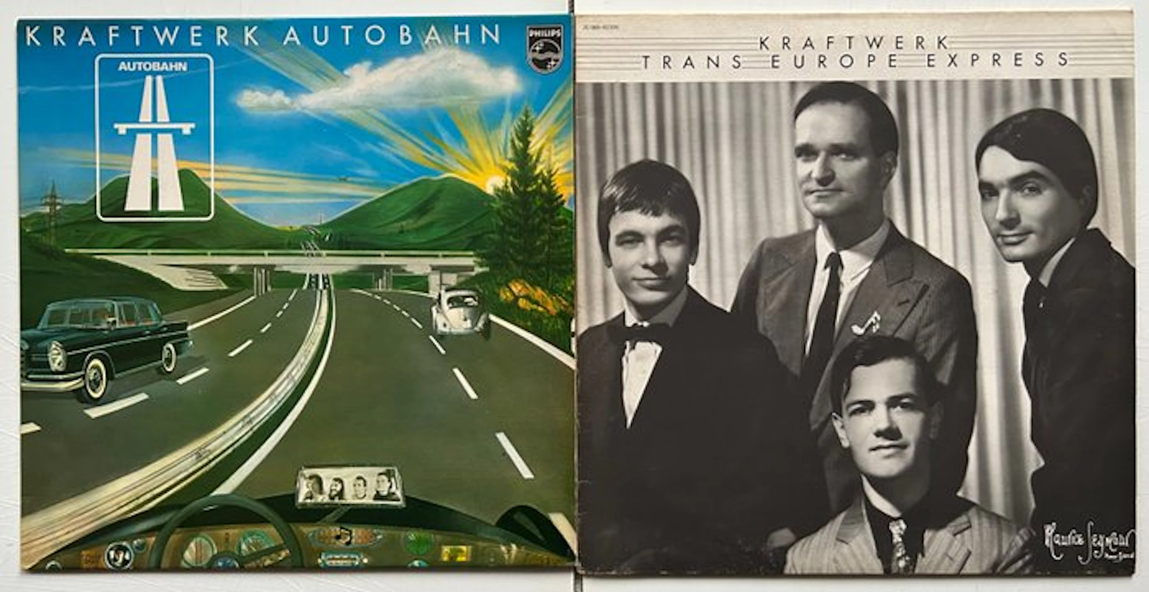 Kraftwerk - Autobahn; Trans-Europe Express - LP albums...