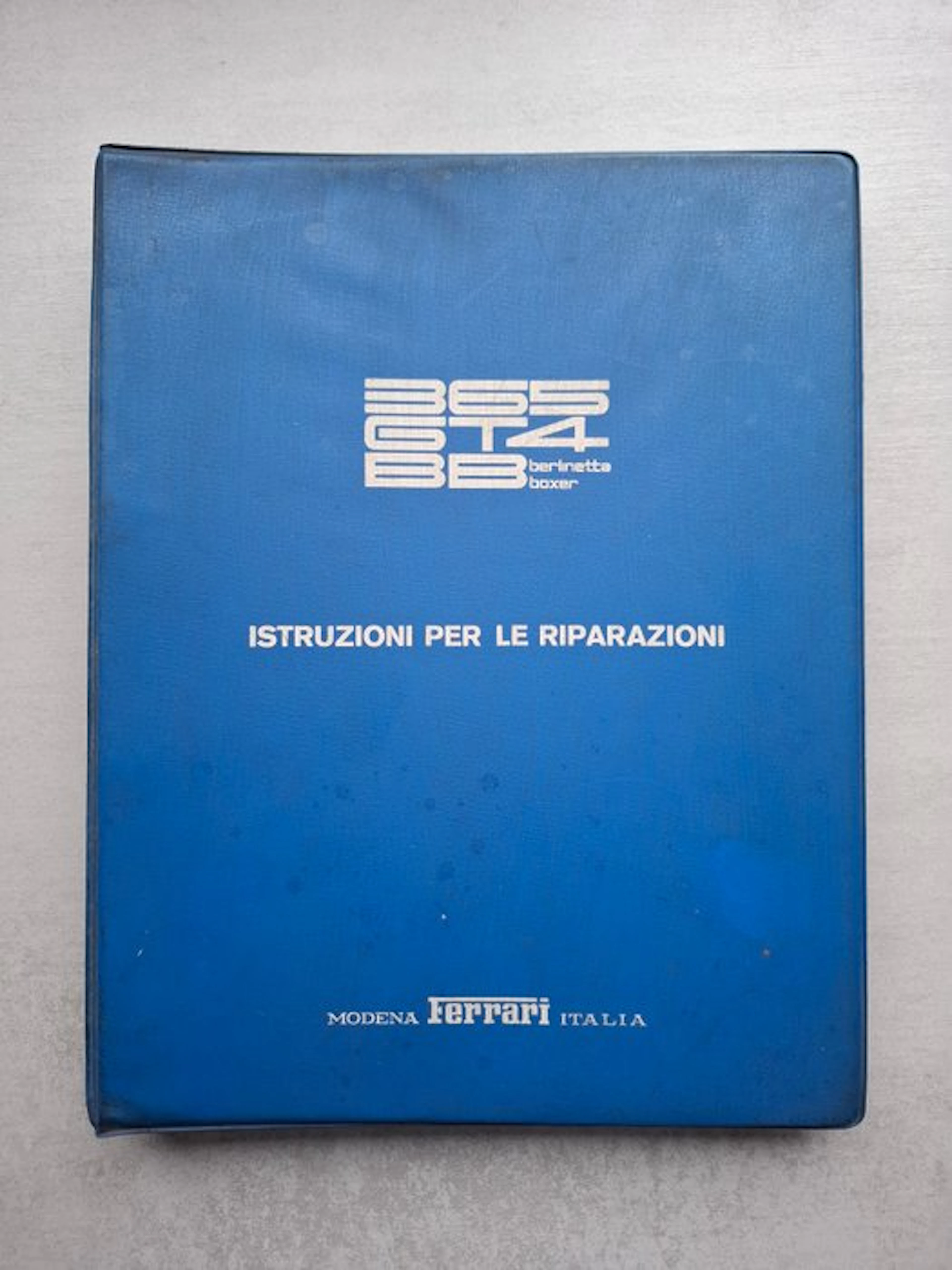 Manual - Ferrari - 365 GT4 BB Berlinetta Boxer - 1975