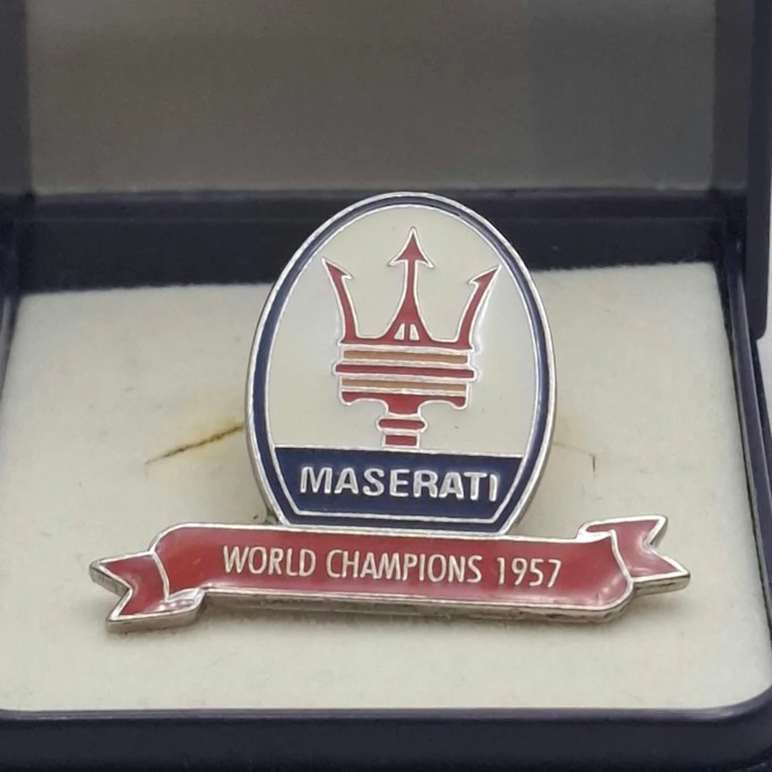 Metal - Brooch - Vintage Maserati pin.