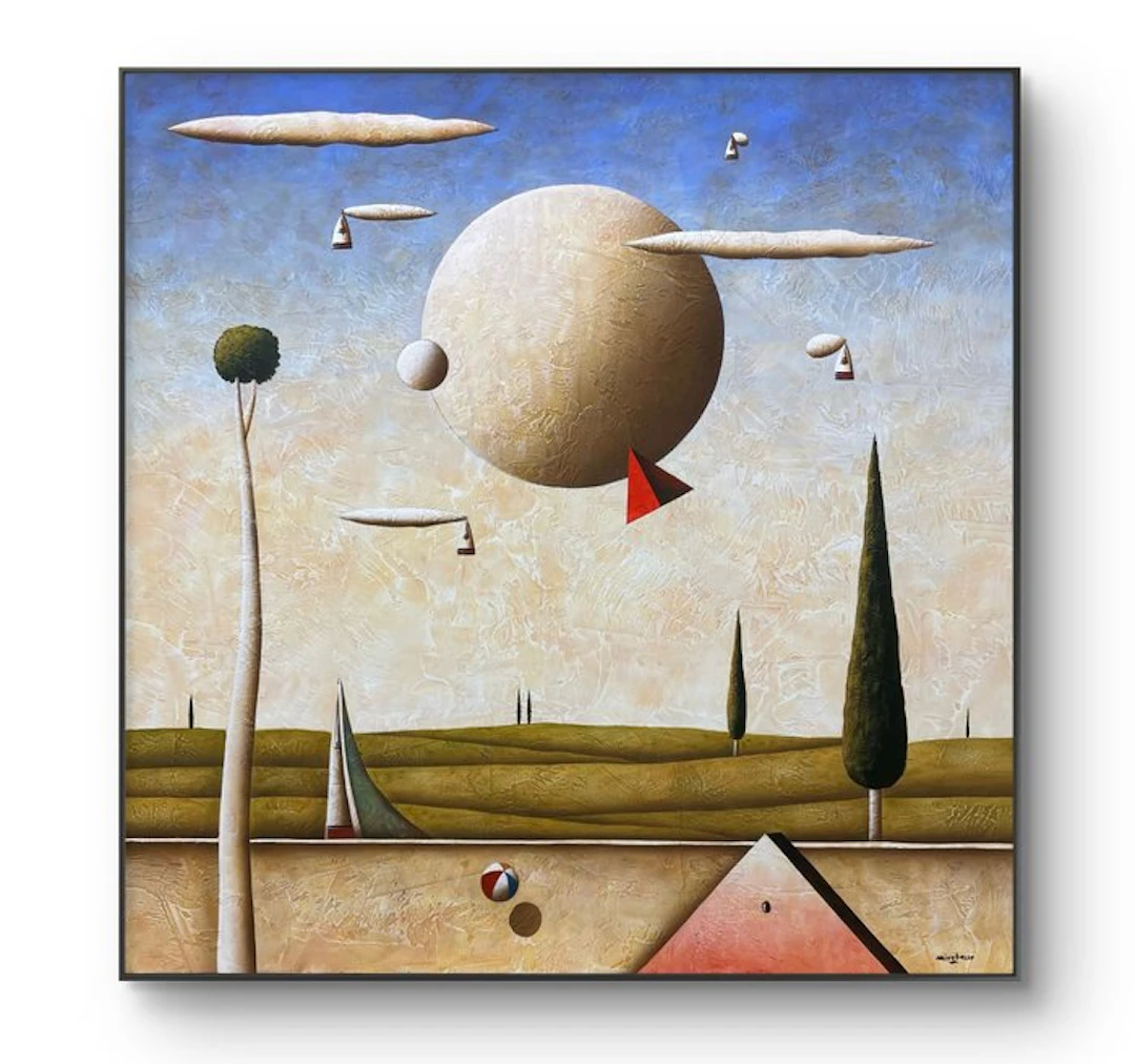 Carlo Mirabasso - Le Passage - (cm 70 x 70)