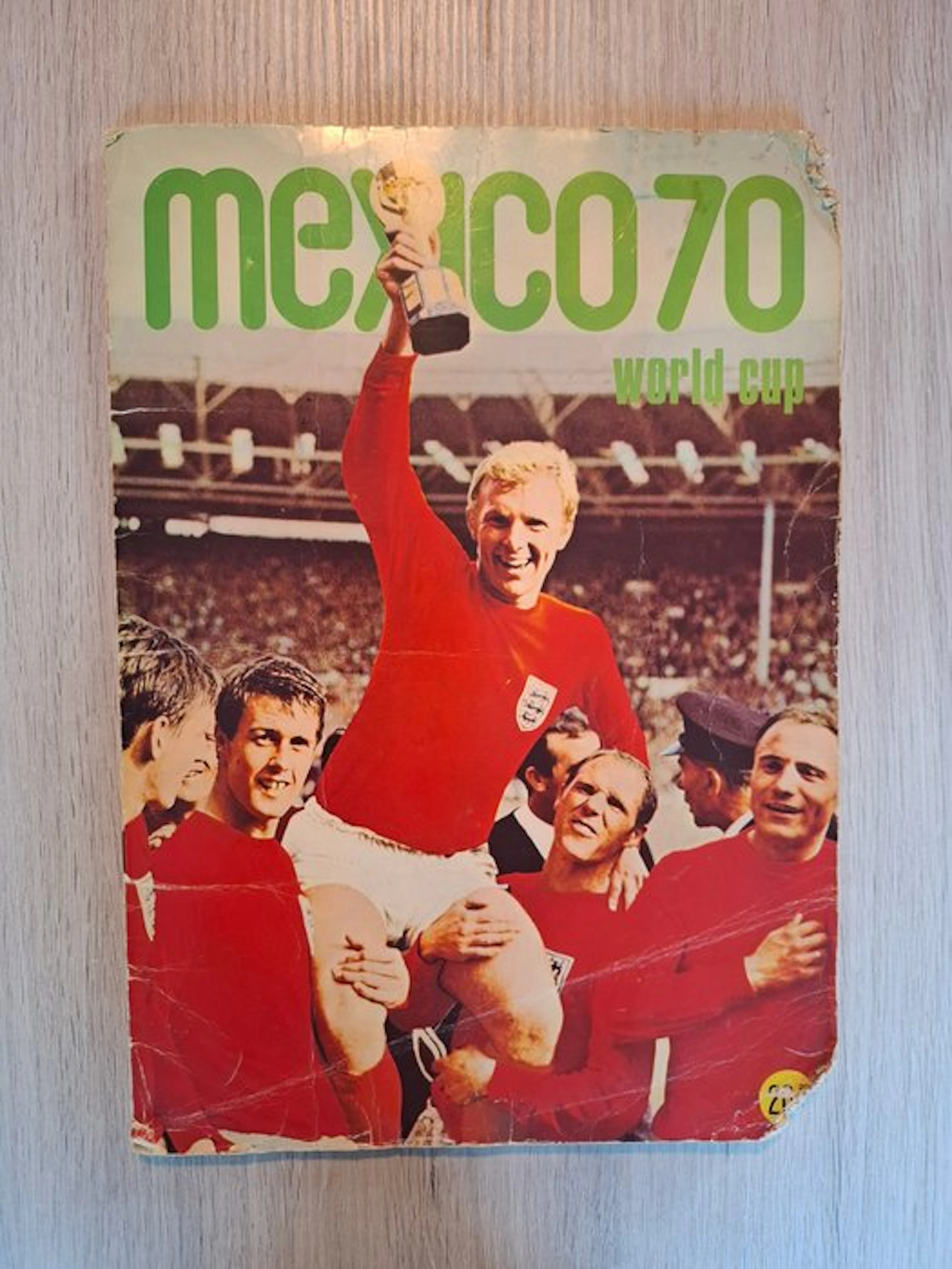 1970 Vanderhout Mexico 70 Pelé Original edition - 1 Sticker album - Good (GD)