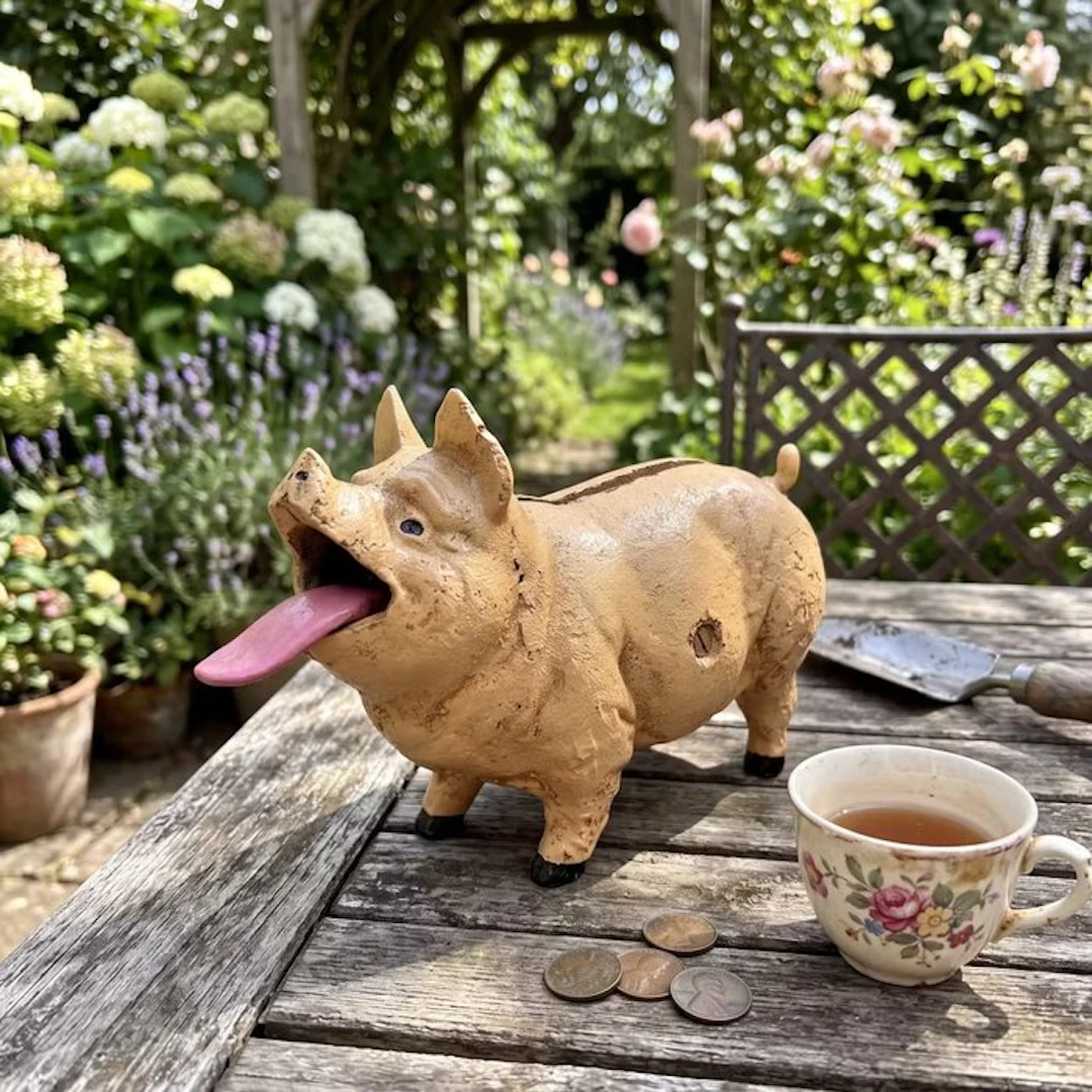 Money box - cast iron
